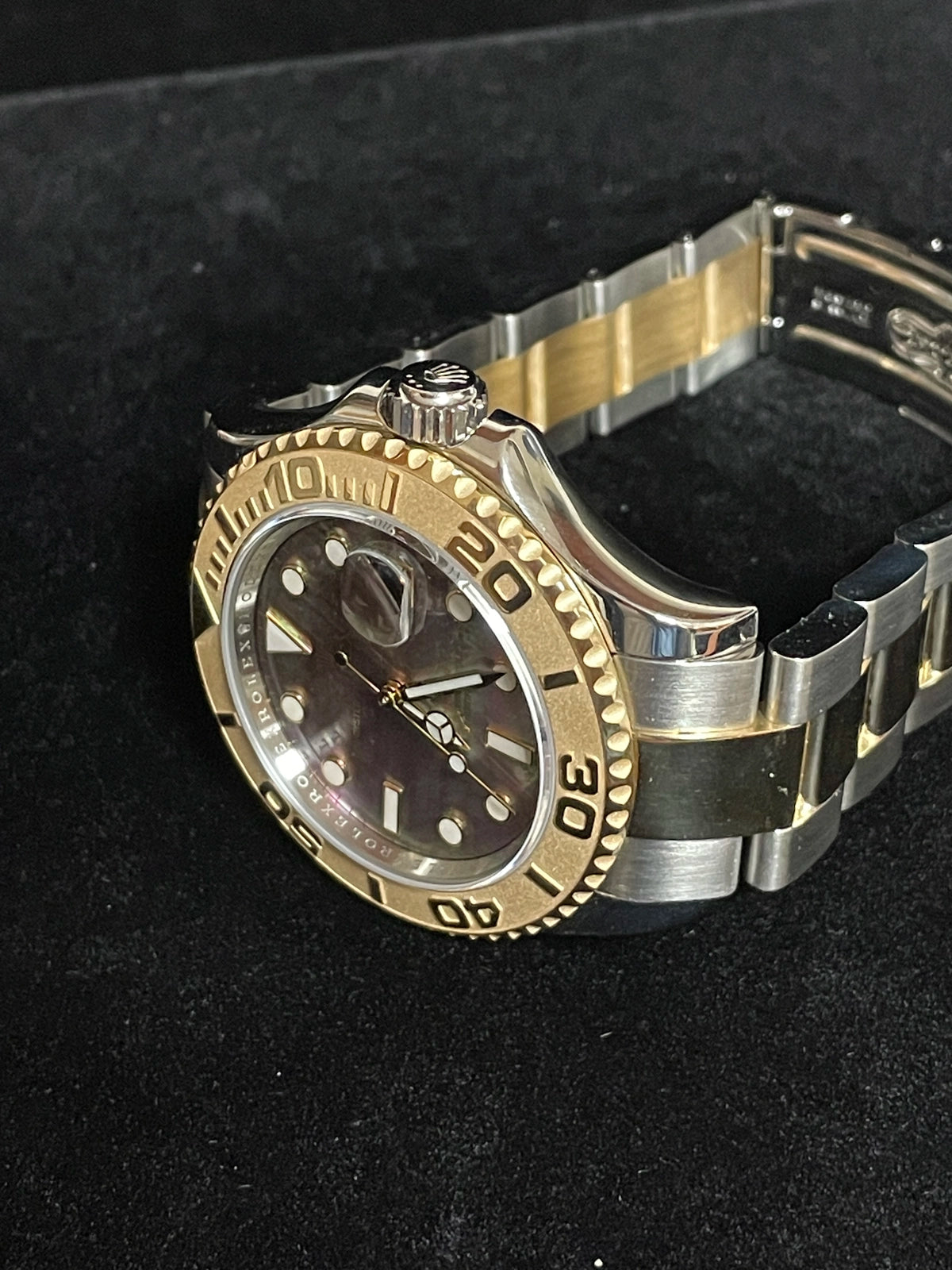 2015 Rolex Yacht-Master 16623 Tahitian Mother of Pearl Dial TT Oyster With Papers 40mm