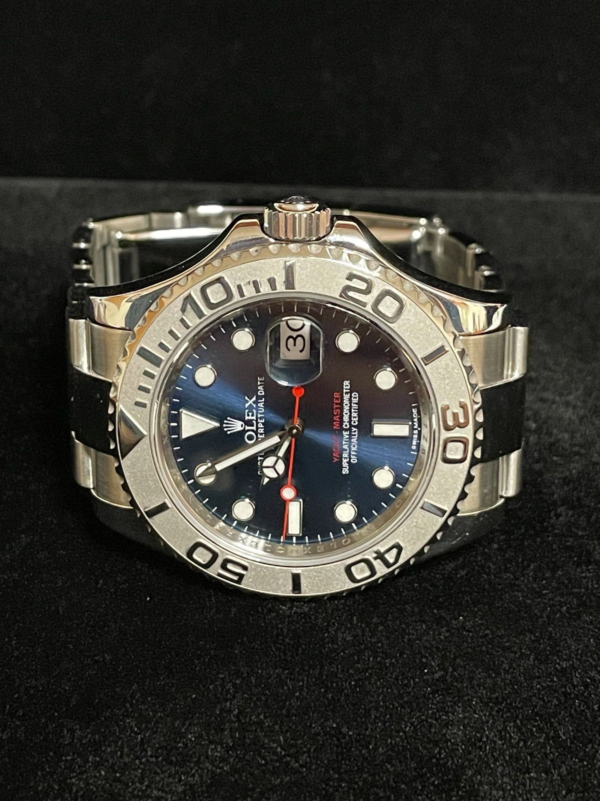 2015 Rolex Yacht-Master 116622 Blue Dial SS Oyster No Papers 40mm