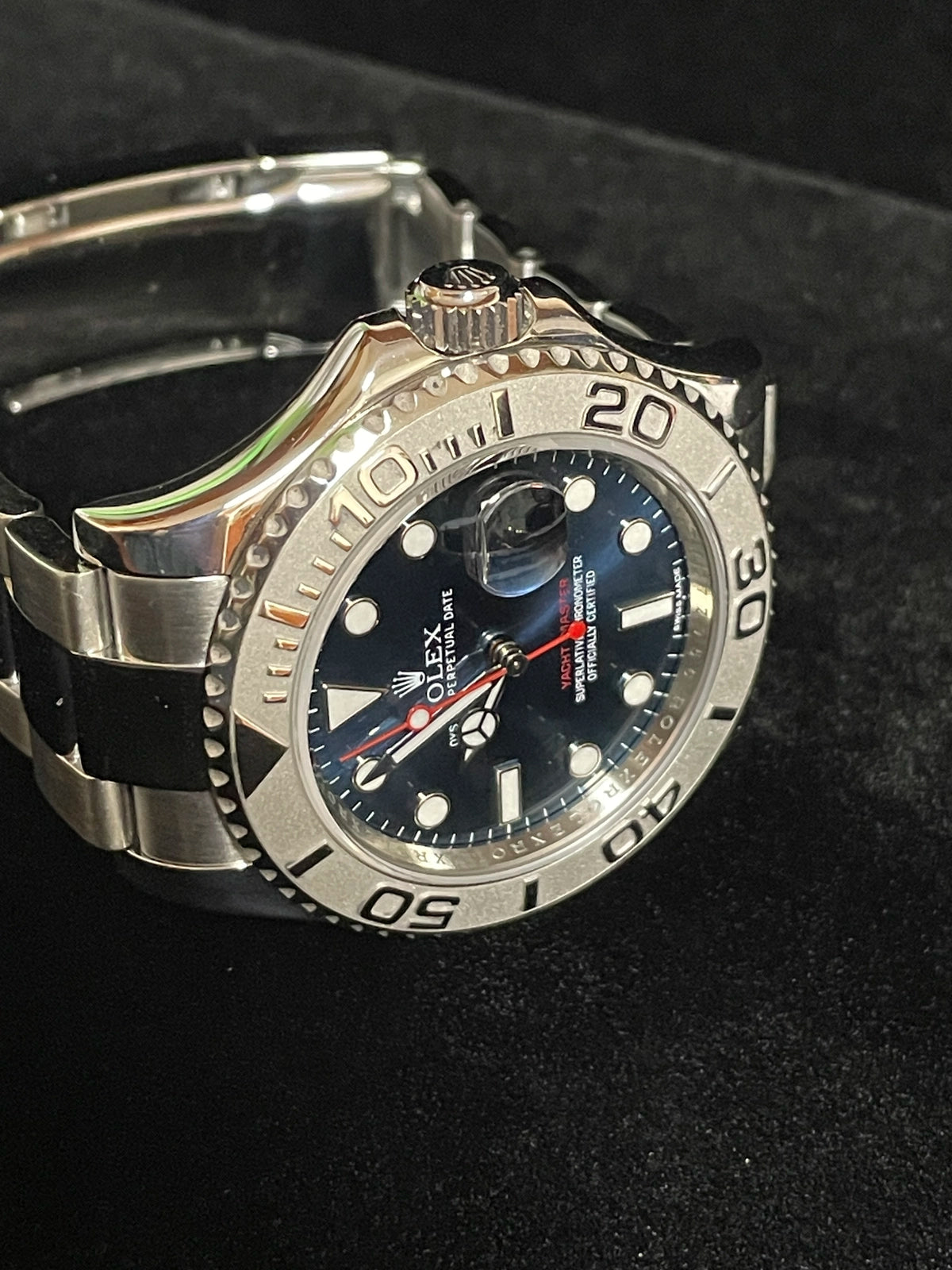 2015 Rolex Yacht-Master 116622 Blue Dial SS Oyster No Papers 40mm