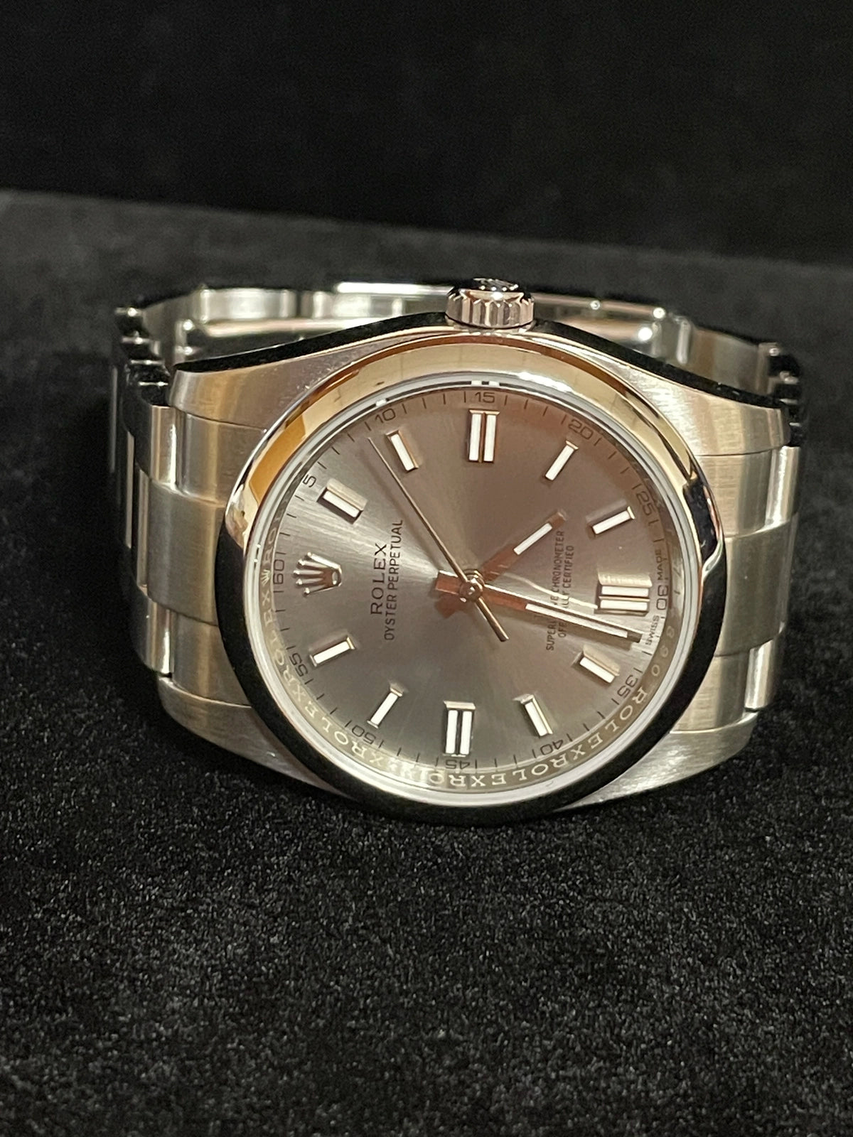 2015 Rolex Oyster Perpetual 116000 Silver Dial SS Oyster With Papers 36mm