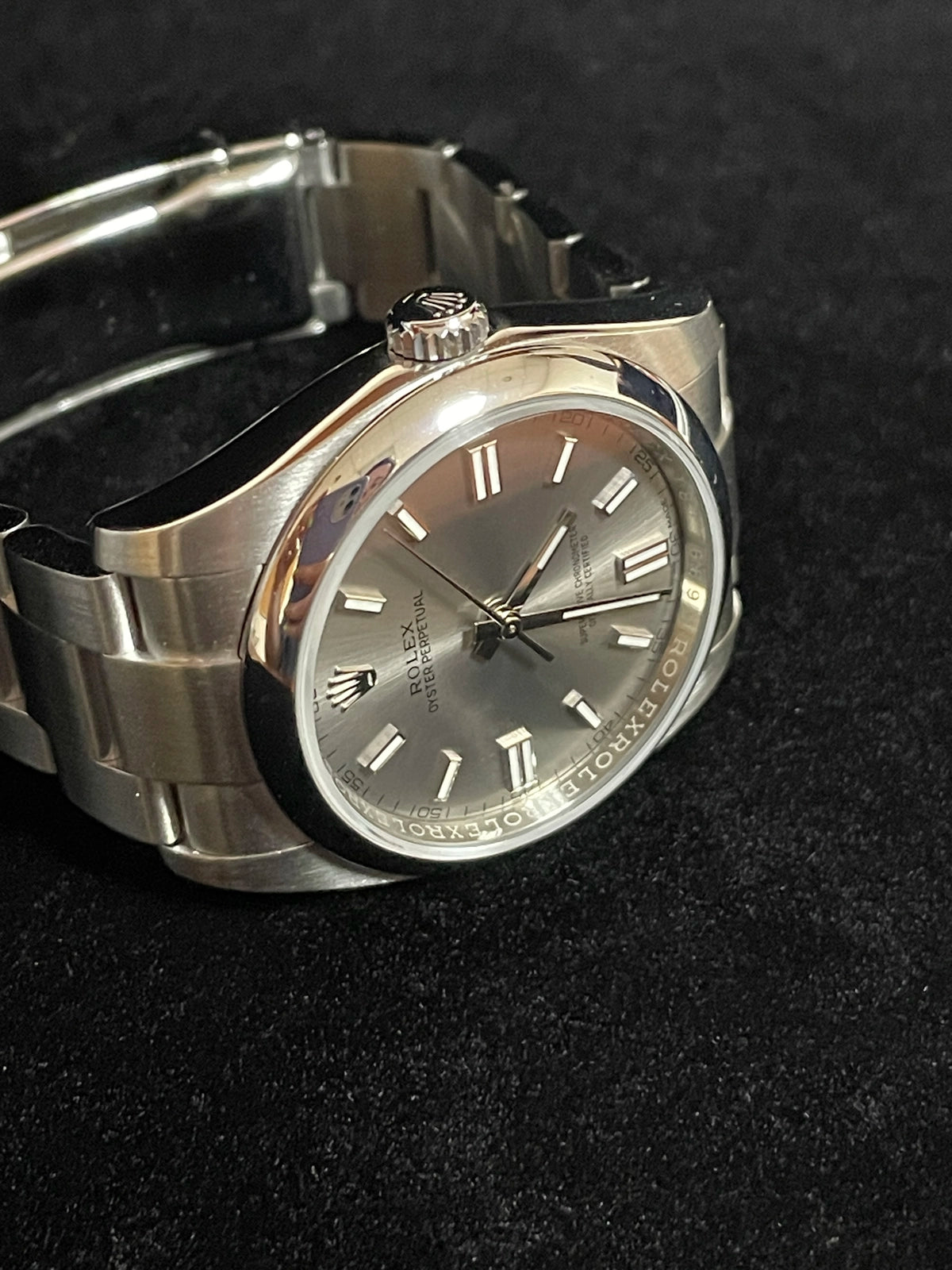 2015 Rolex Oyster Perpetual 116000 Silver Dial SS Oyster With Papers 36mm