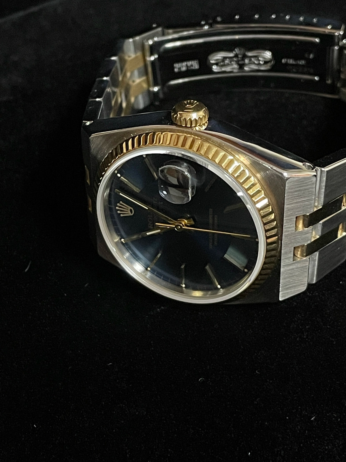 1995 Rolex Datejust 17013 Blue Dial TT Oysterquartz No Papers 36mm