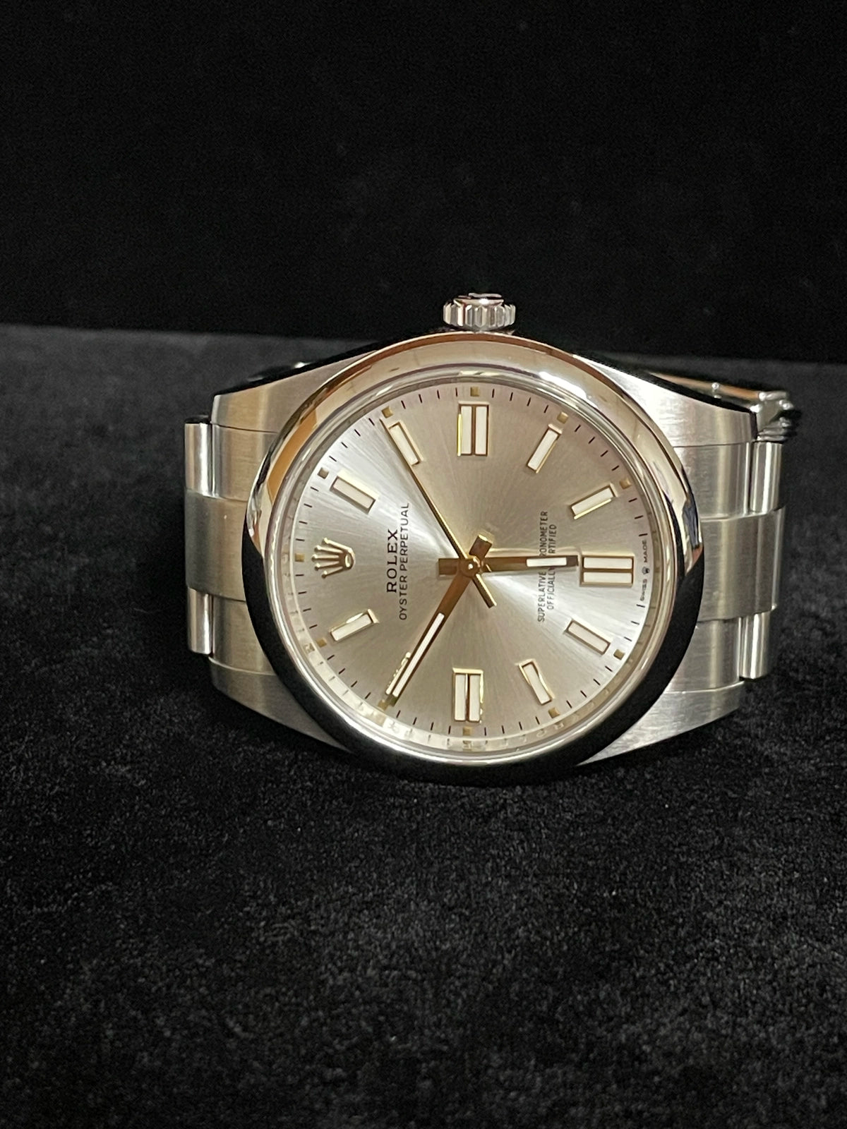 2020 Rolex Oyster Perpetual 124300 Silver Index Dial SS Oyster With Papers 41mm