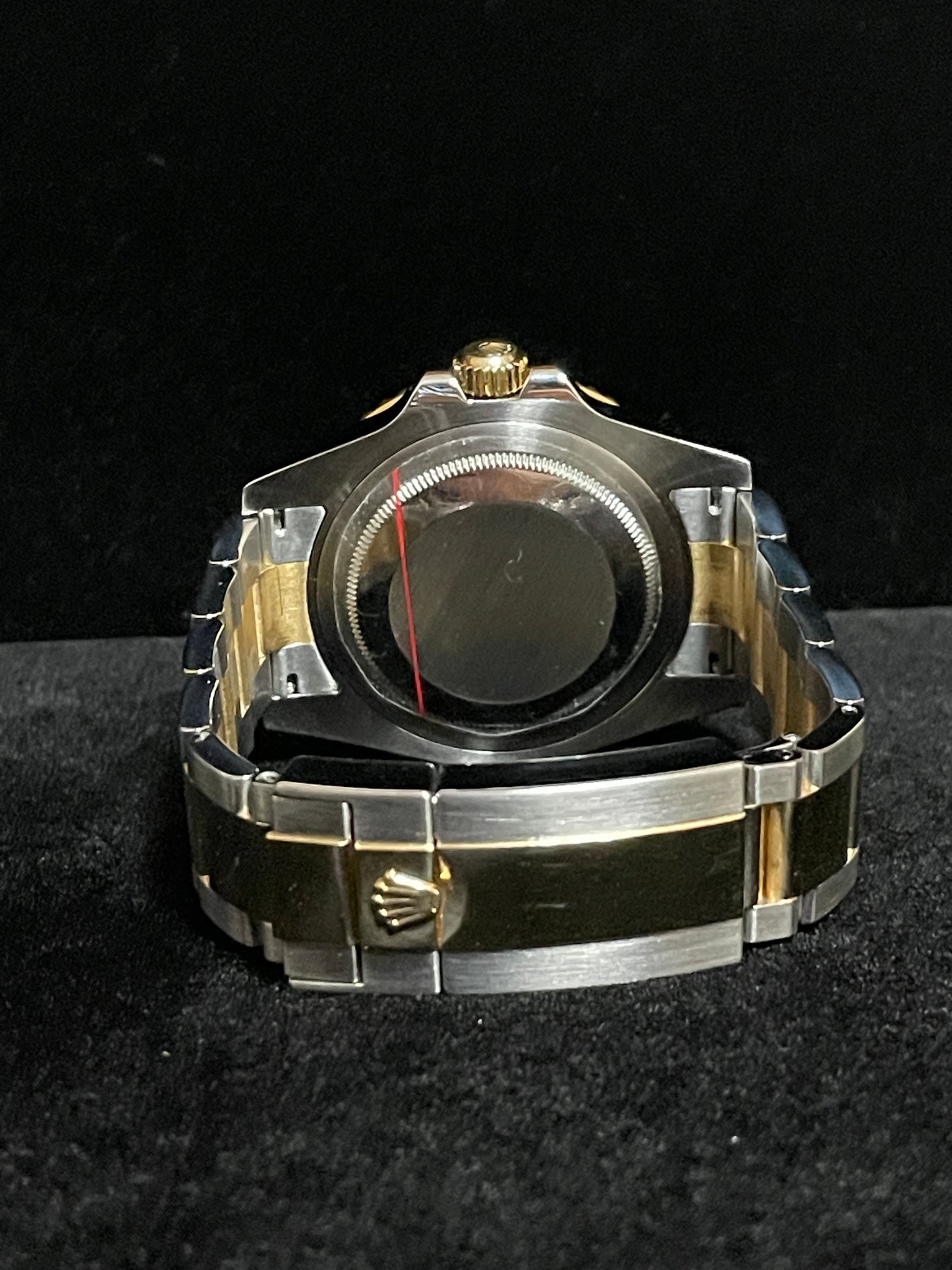 2009 Rolex GMT-Master II 116713 Black Dial TT 18kt Oyster No Papers 40mm