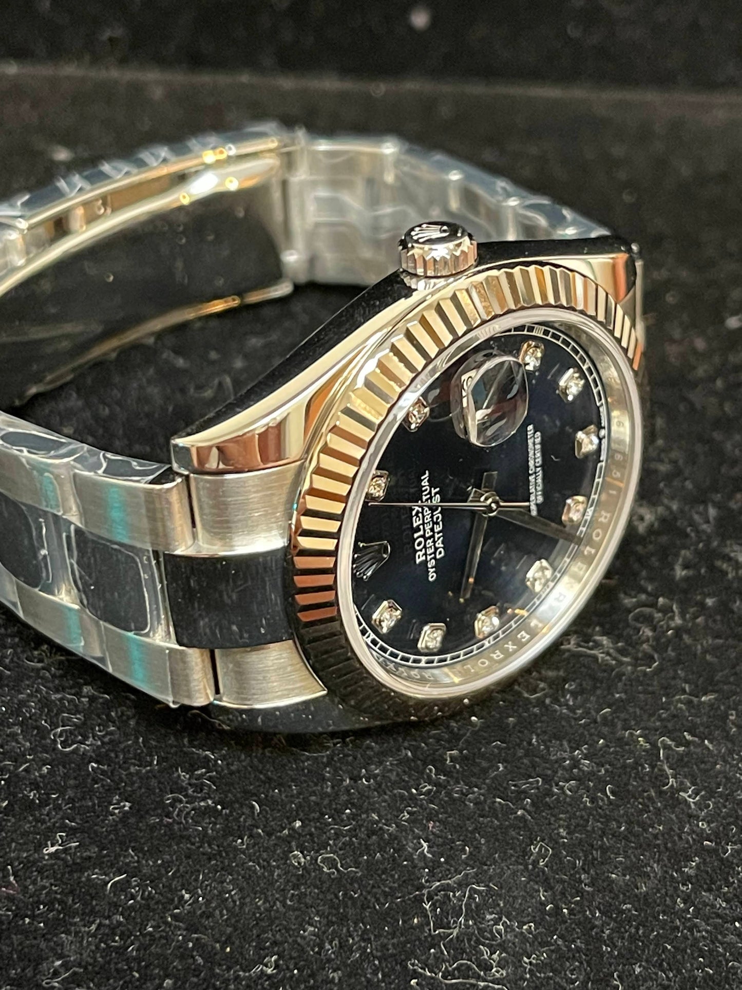 2021 Rolex Datejust 126334 Blue Diamond Dial SS Oyster No Papers 41mm