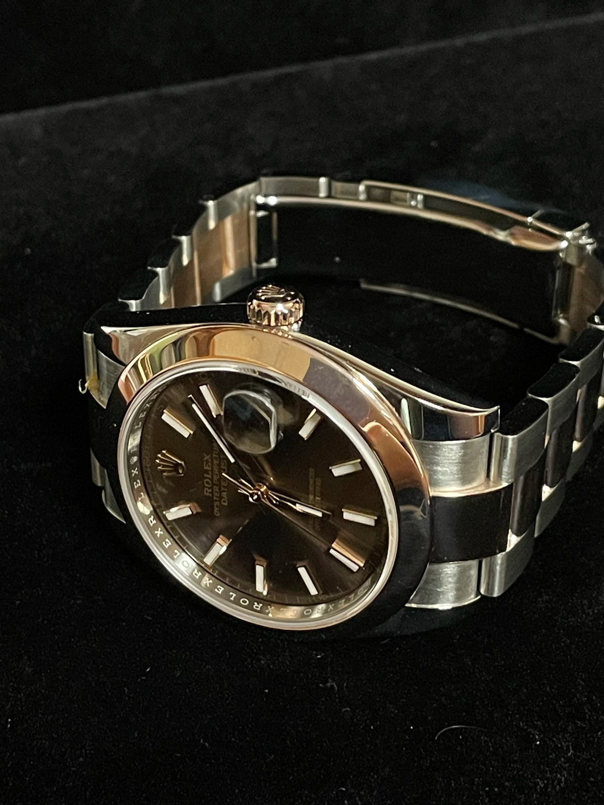 2025 Rolex Datejust 126301 Chocolate Stick Dial TT Oyster No Papers 41mm