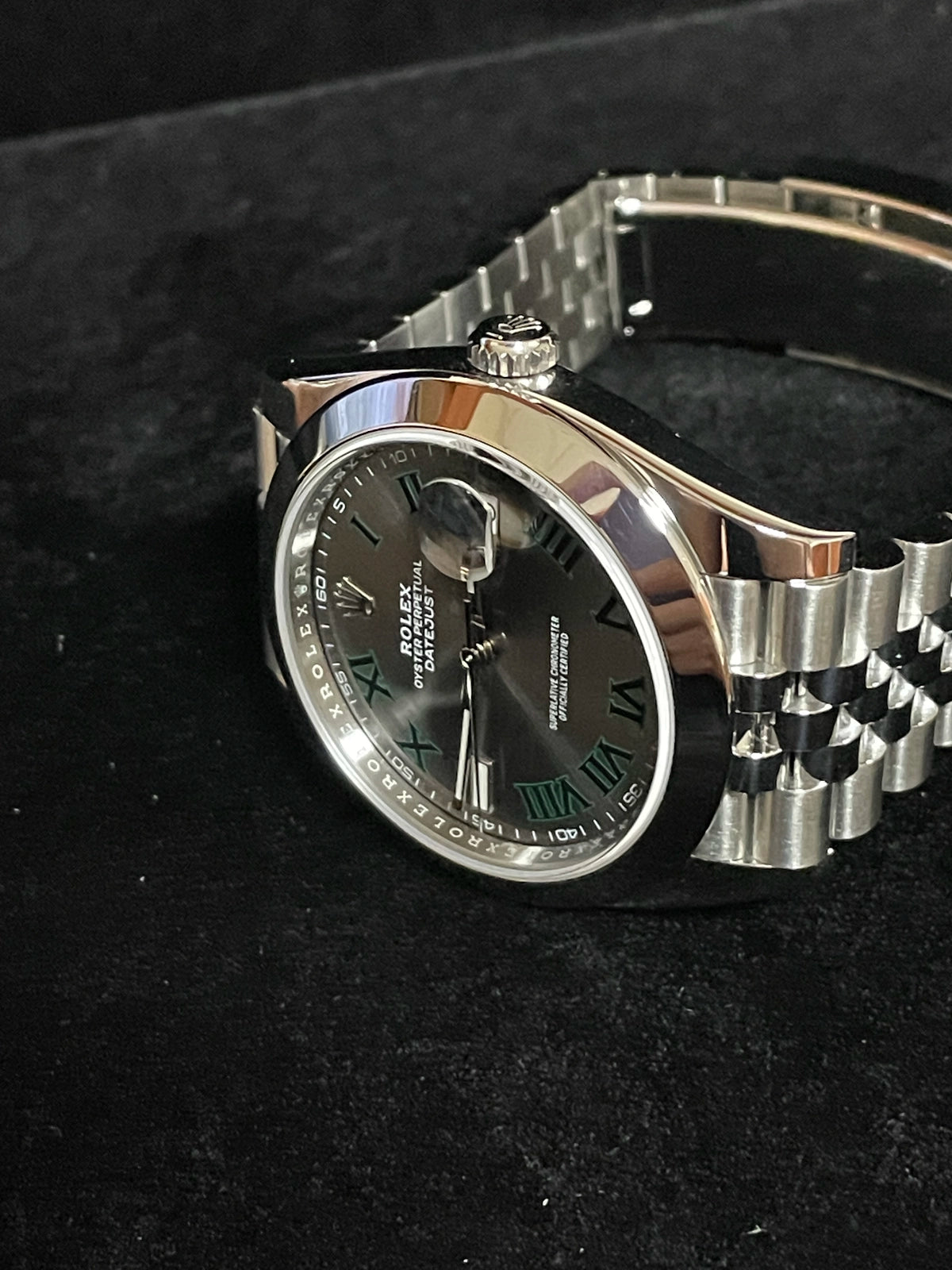 2023 Rolex Datejust 126300 Wimbledon Roman Dial SS Jubilee With Papers 41mm
