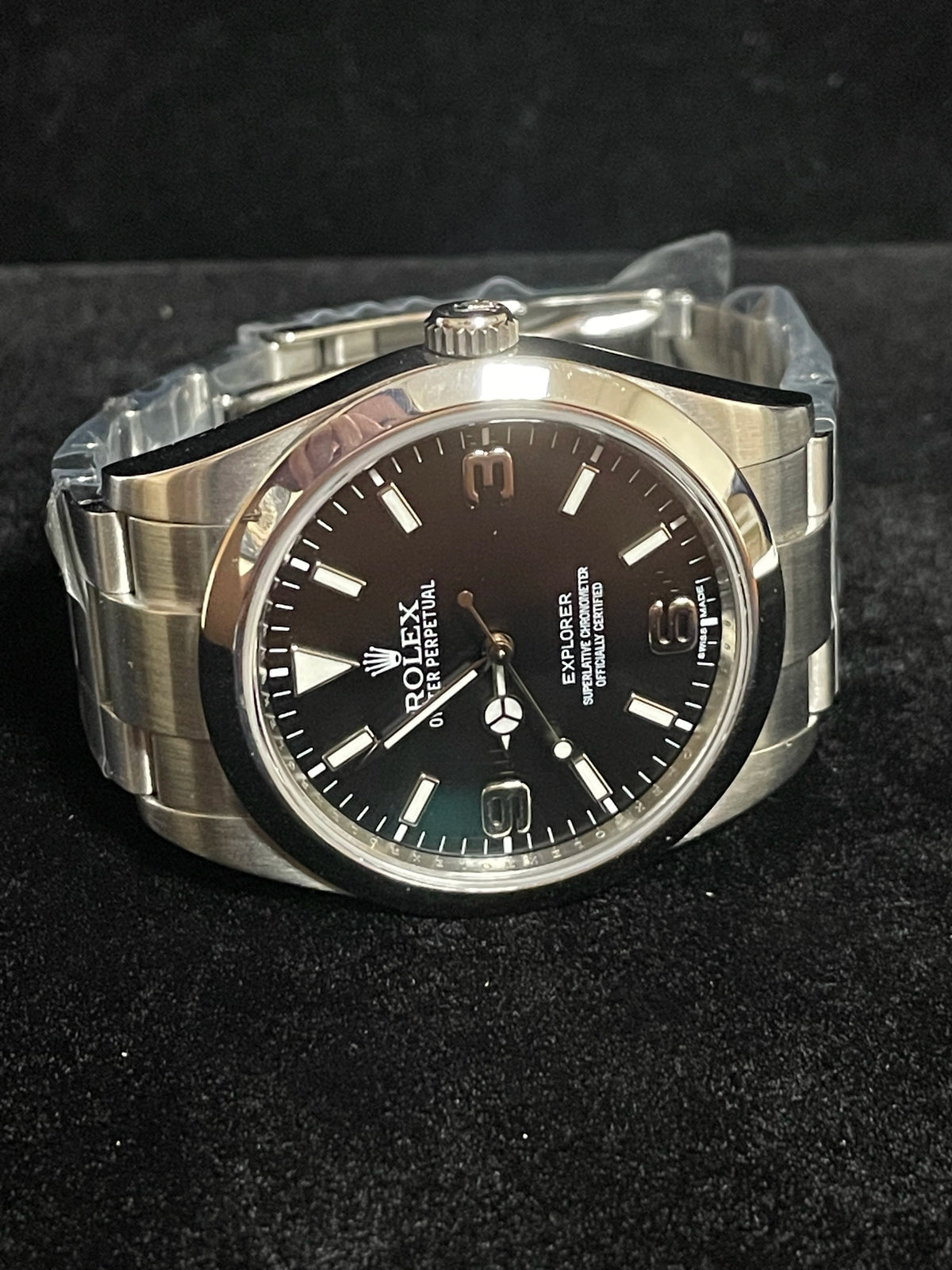 2010 Rolex Explorer 214270 Black Dial SS Oyster No Papers 39mm