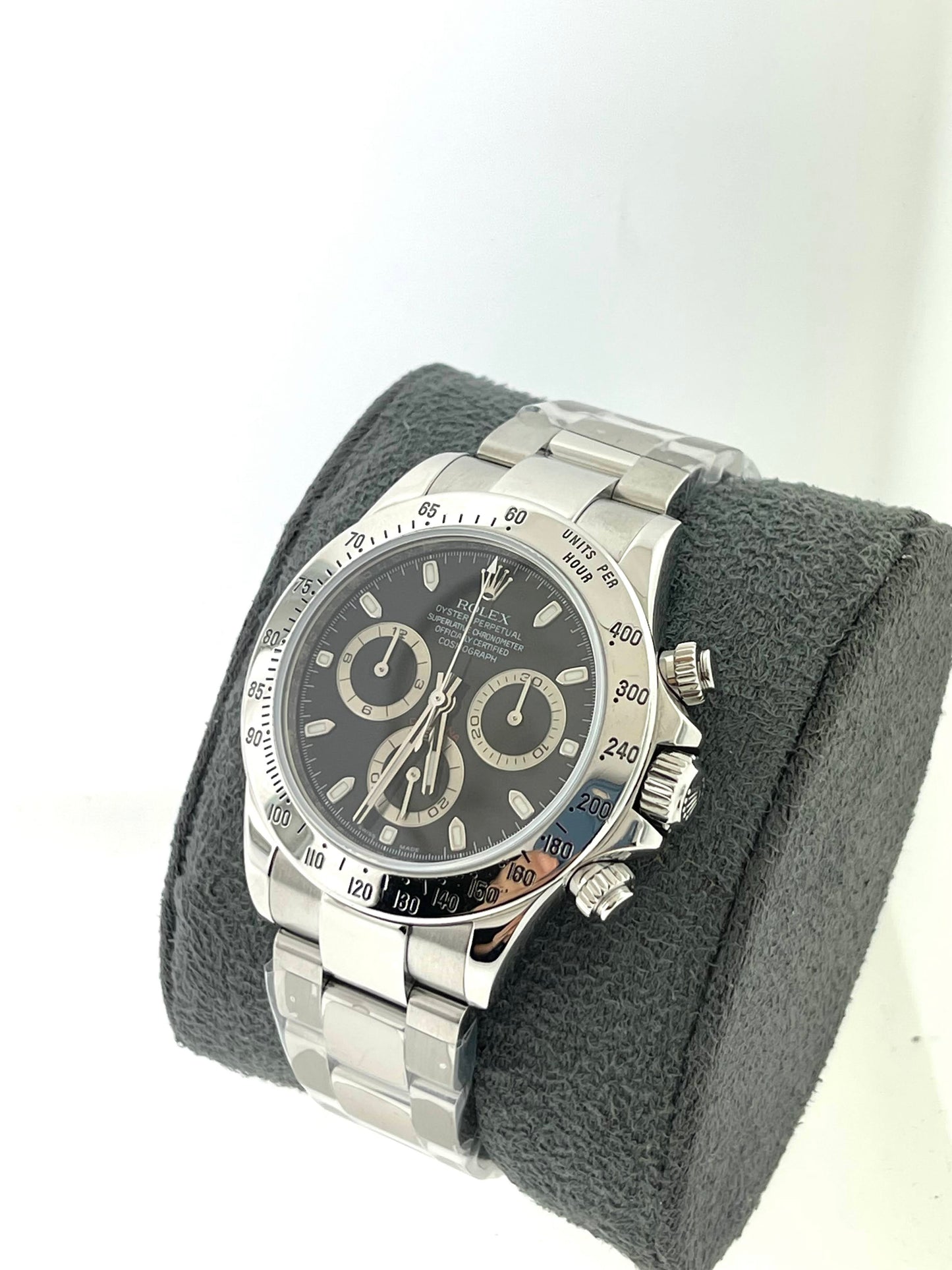 2007 Rolex Daytona Cosmograph 116520 Black Dial Stainless Steel No Papers 40mm