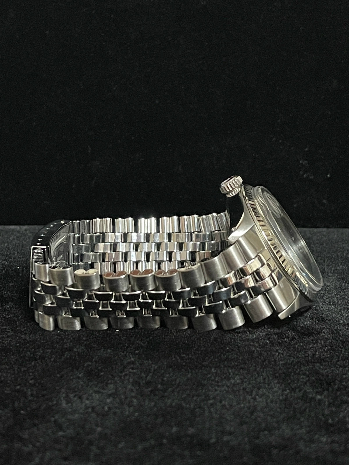 1973 Role Datejust 1601 Silver Sigma Dial SS Folded Jubilee No Papers 36mm