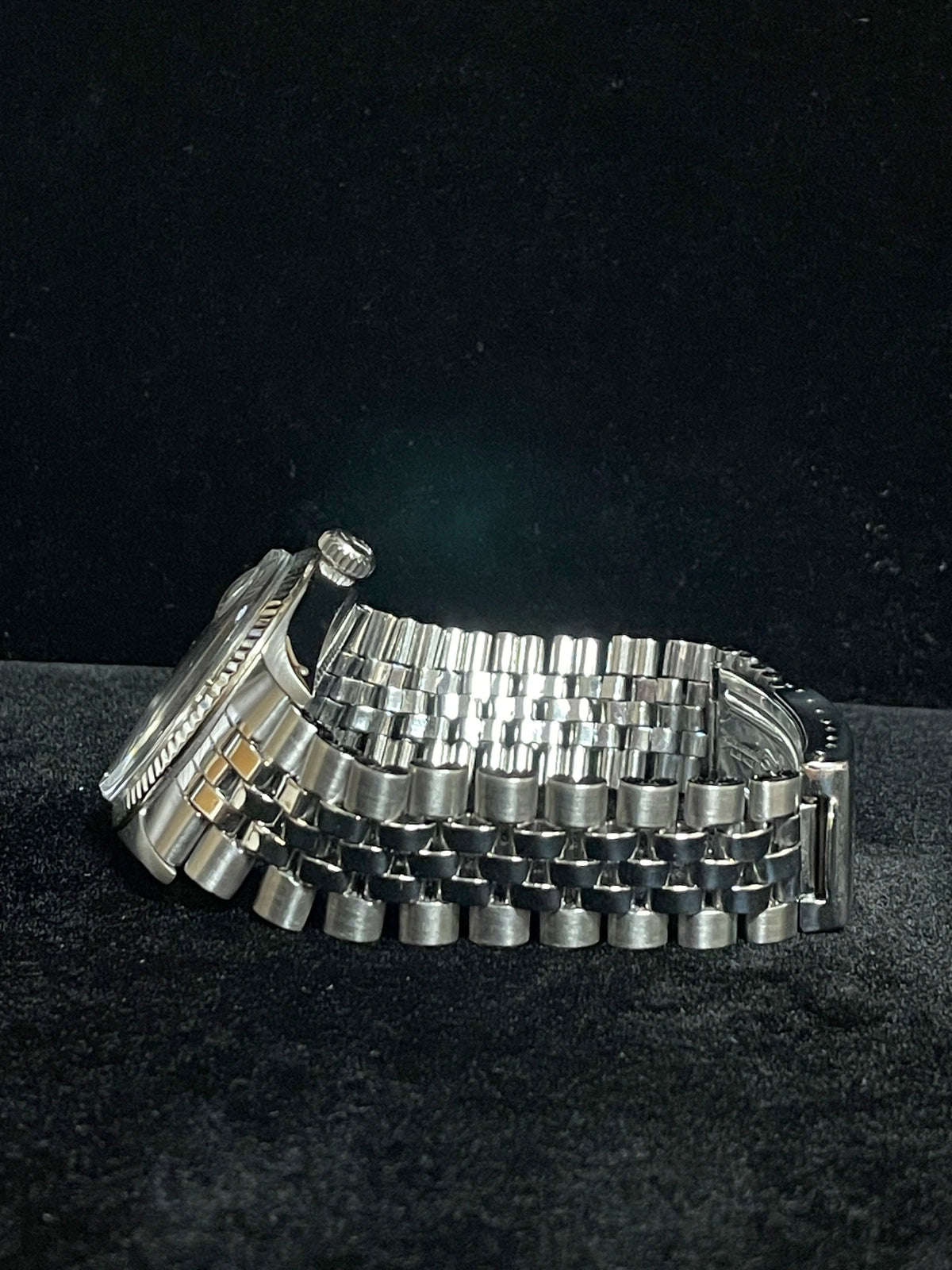 1973 Role Datejust 1601 Silver Sigma Dial SS Folded Jubilee No Papers 36mm
