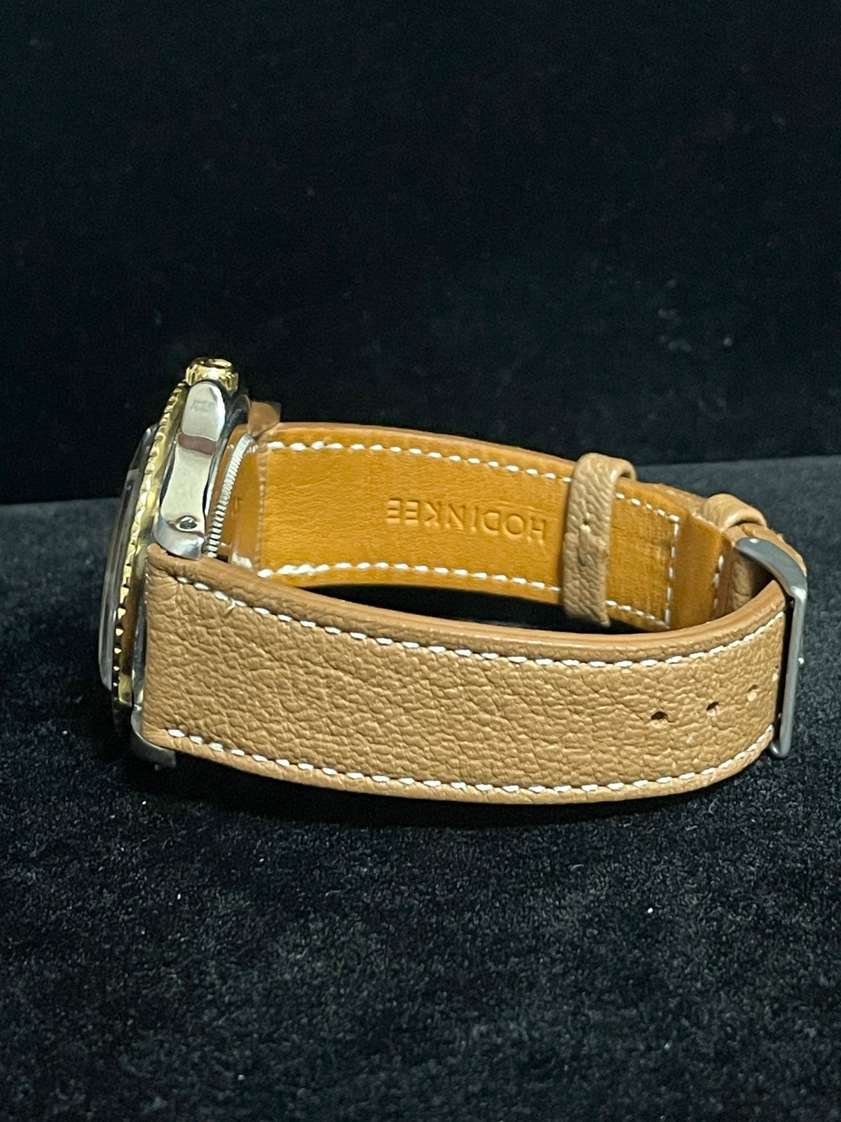 1971 Rolex GMT-Master 1675 Root Beer Nipple Dial Brown Leather Strap 40mm