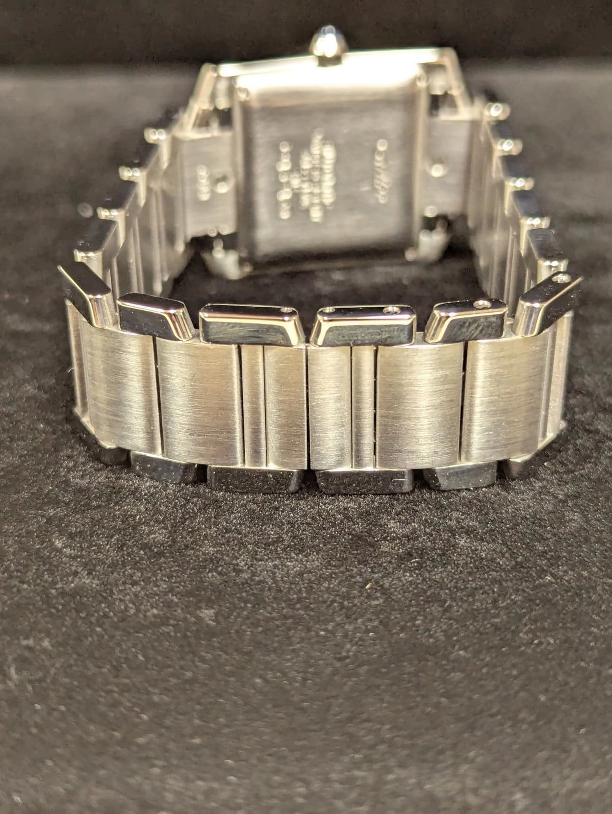 Cartier Tank Francaise 2302 White Roman Automatic With Service Paperwork 28mm