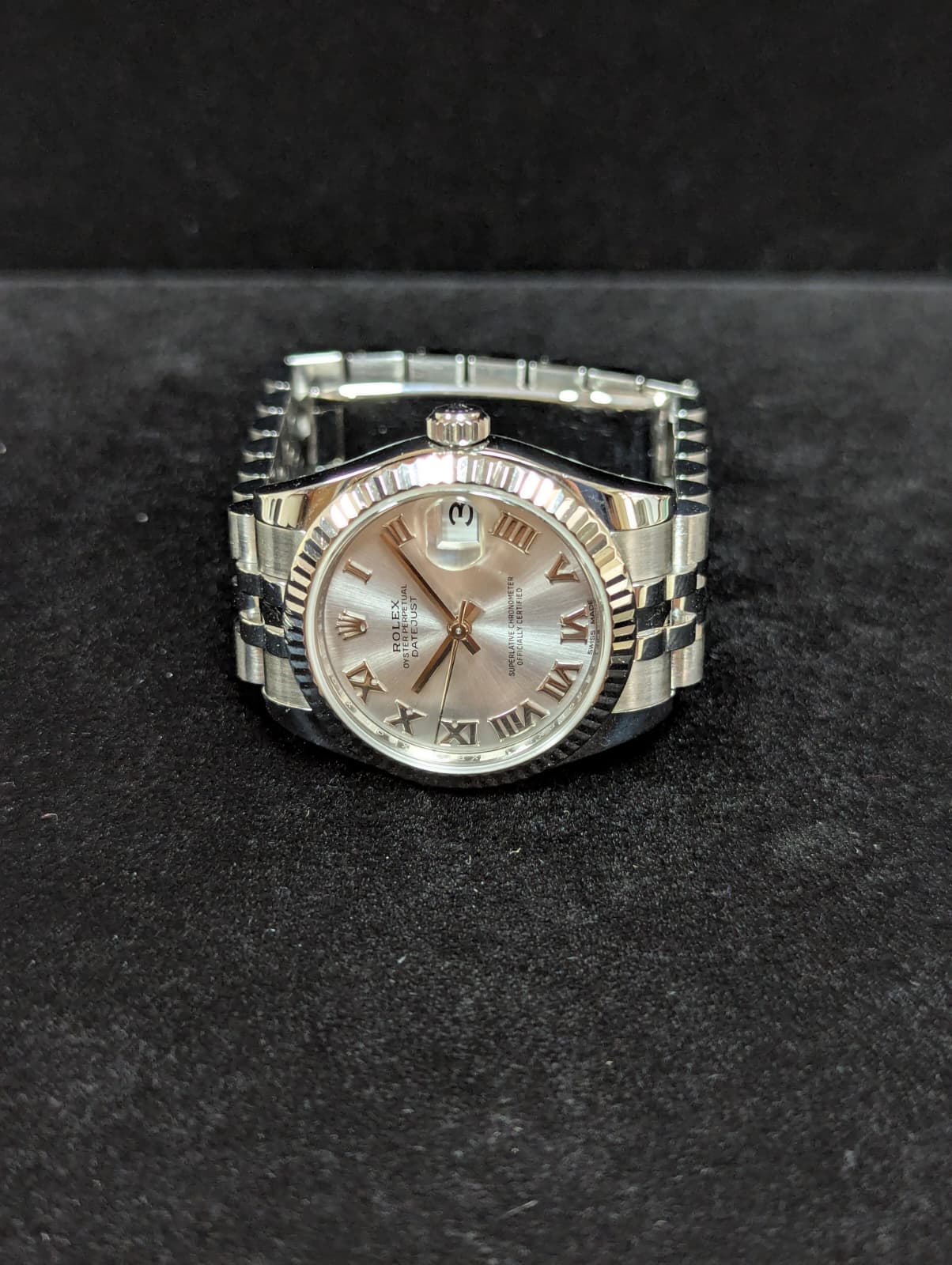 2017 Rolex Datejust Midsize 178274 Silver Roman Dial SS Jubilee No Papers 31mm