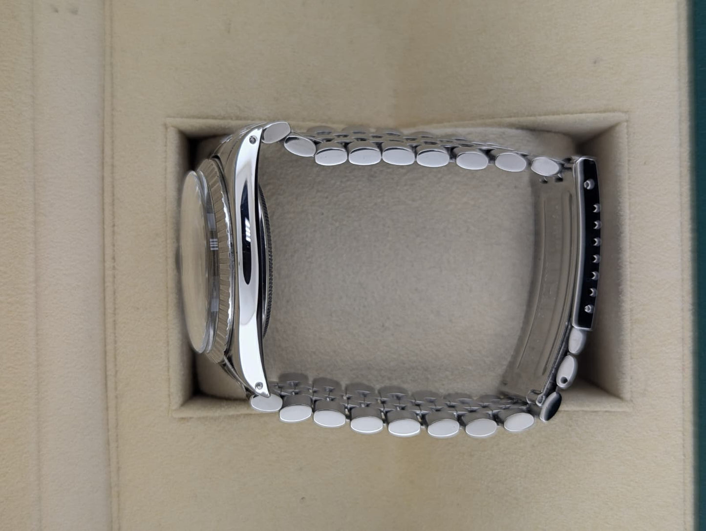 1966 Rolex Datejust 1603 Silver Dial SS USA Jubilee No Papers 36mm