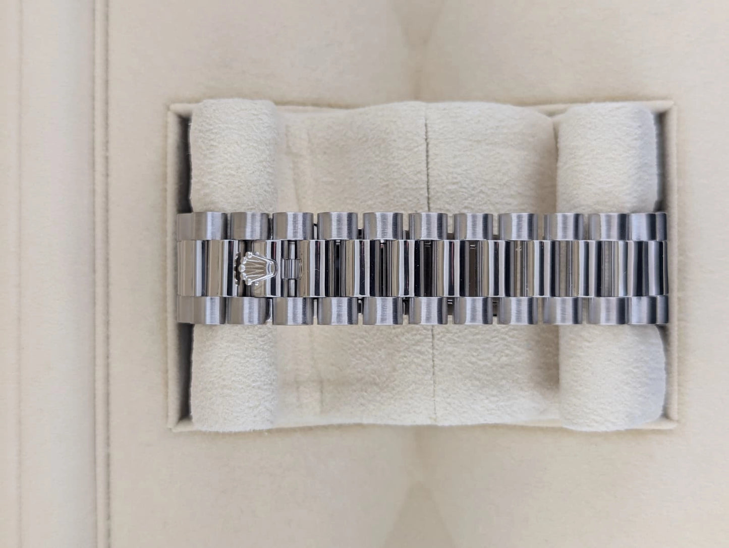 2002 Rolex Day-Date 118239 Silver Jubilee Diamond Dial WG 18kt President 36mm