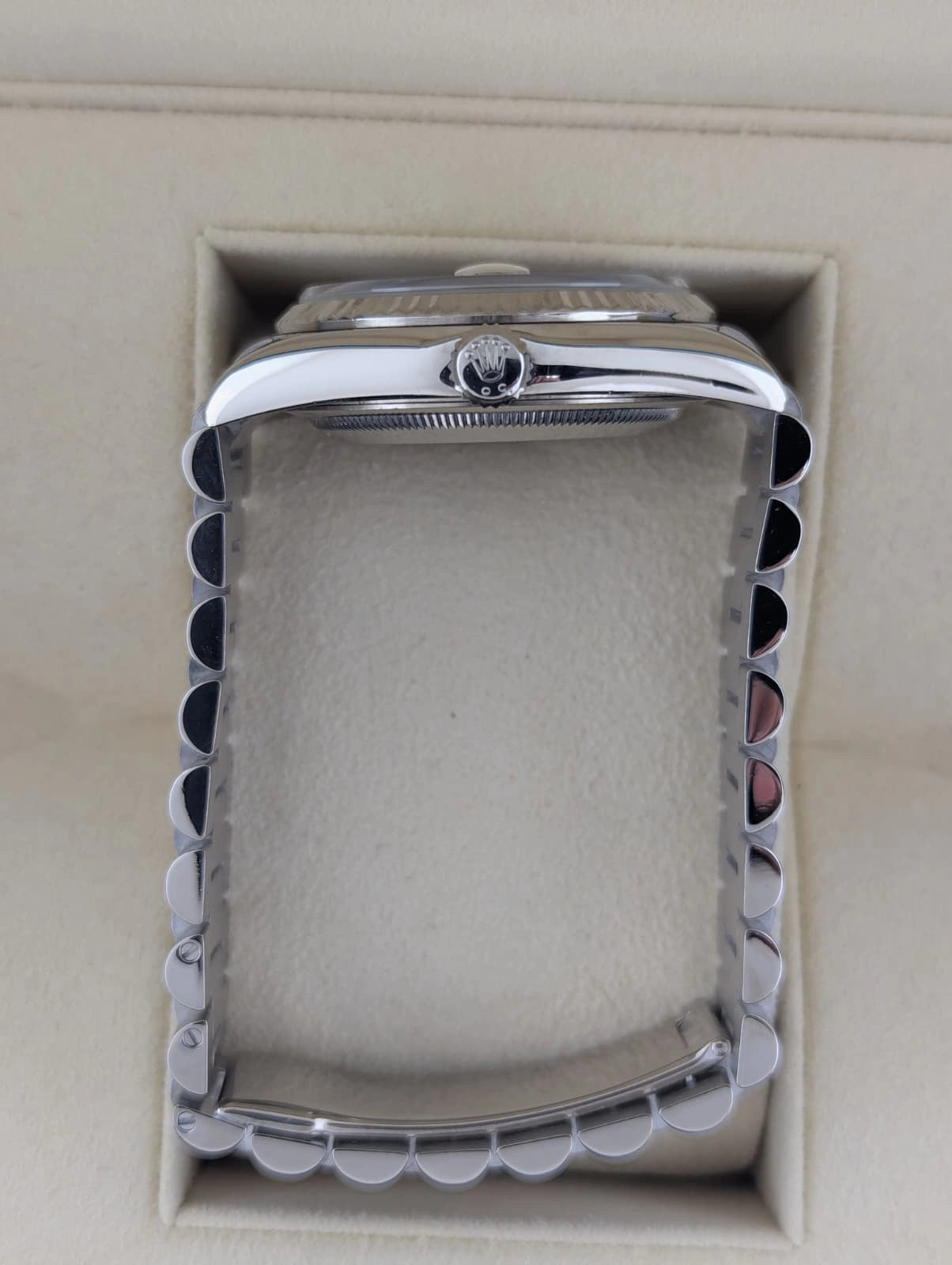 2002 Rolex Day-Date 118239 Silver Jubilee Diamond Dial WG 18kt President 36mm