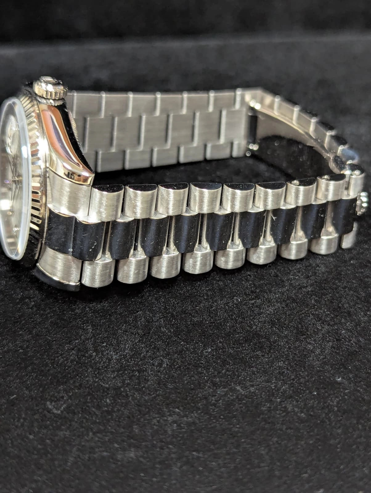 2002 Rolex Day-Date 118239 Silver Jubilee Diamond Dial WG 18kt President 36mm