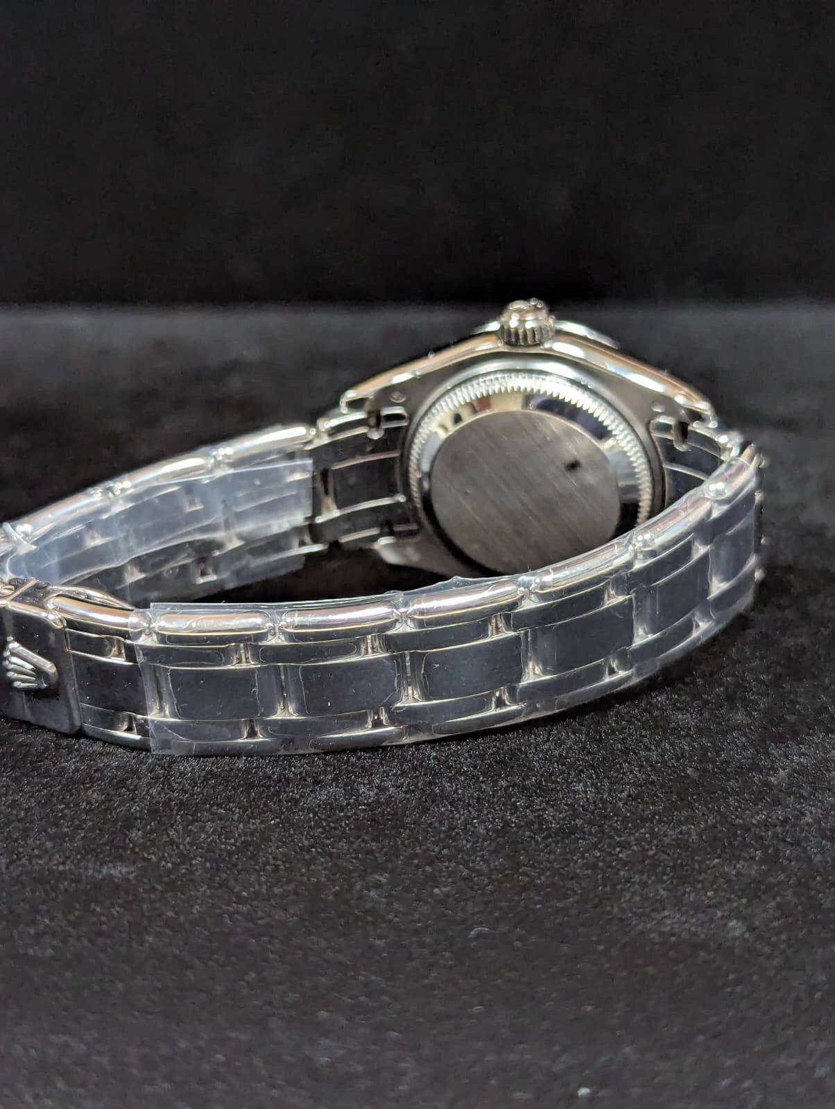 2001 Rolex Ladies Datejust 80299 MOP Diamond Dial and Bezel 18k Pearlmaster 29mm