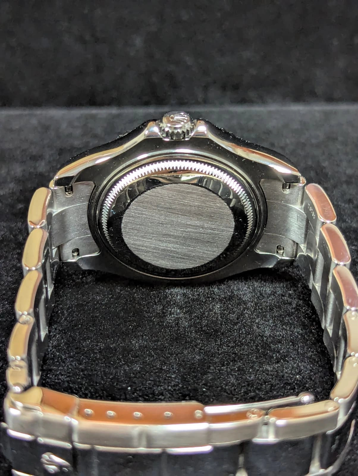 1999 Rolex Yacht-Master 168622 Platinum. Dial SS Oyster No Papers 35mm