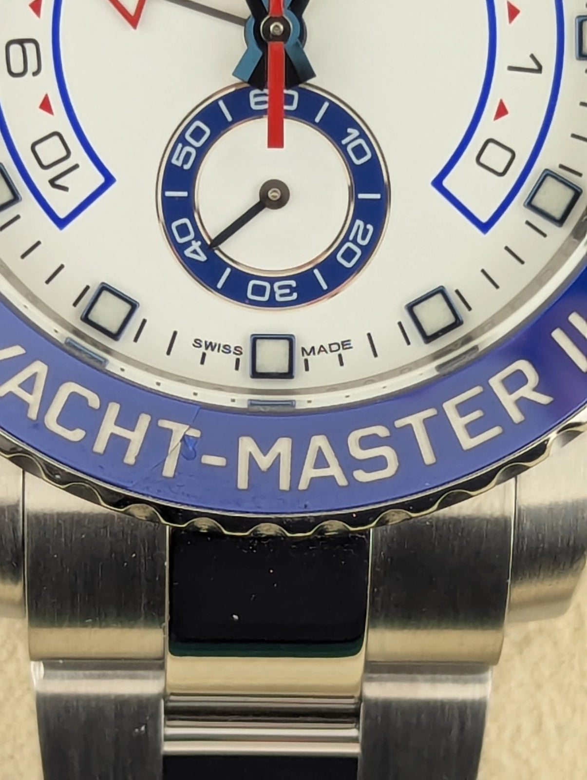 2014 Rolex Yacht-Master II 116680 White Dial SS Oyster No Papers 44mm
