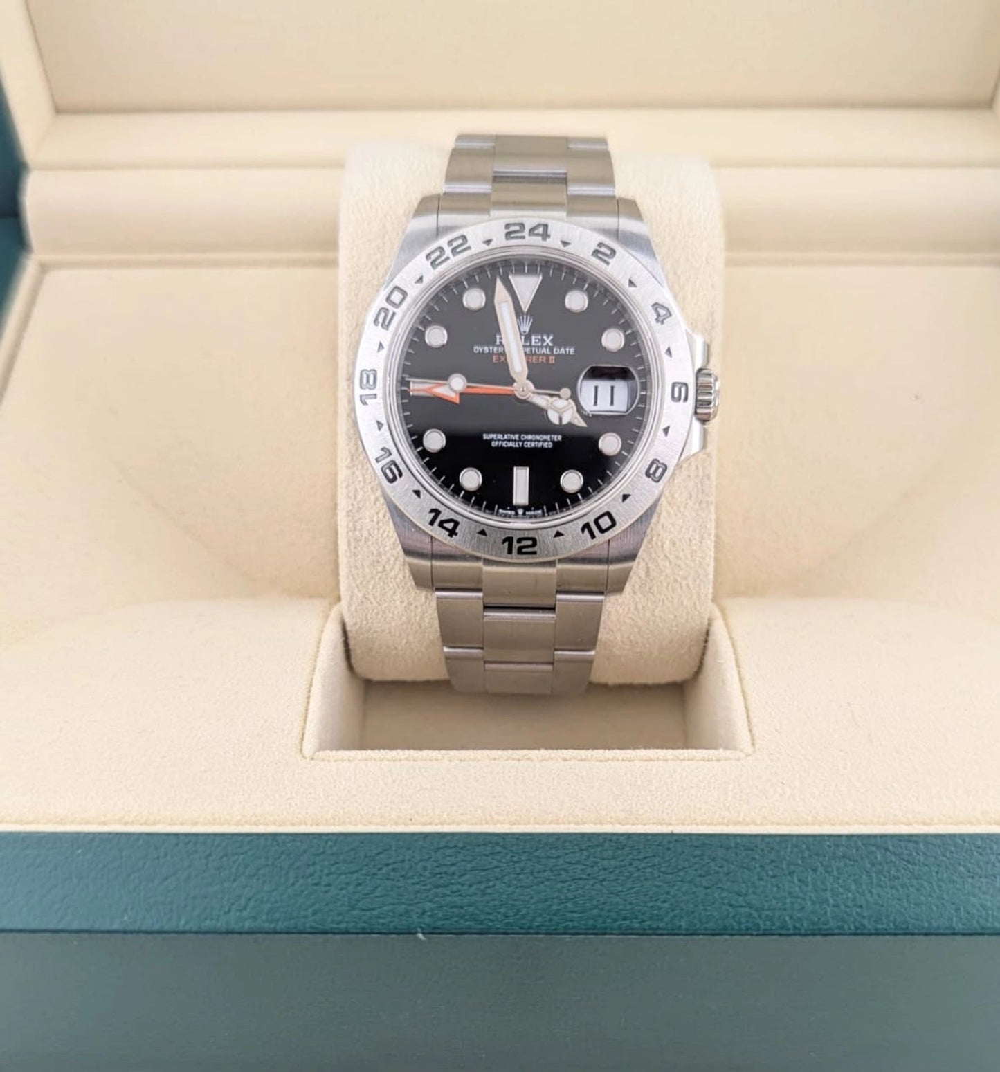 2025 Rolex Explorer II 226570 Black Dial SS Oyster No Papers 42mm