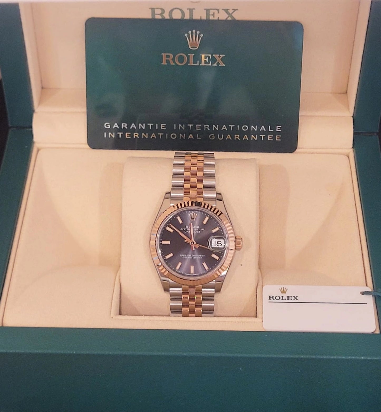 2022 Rolex Datejust 278271 Rhodium Dial TT Jubilee with Papers 31mm