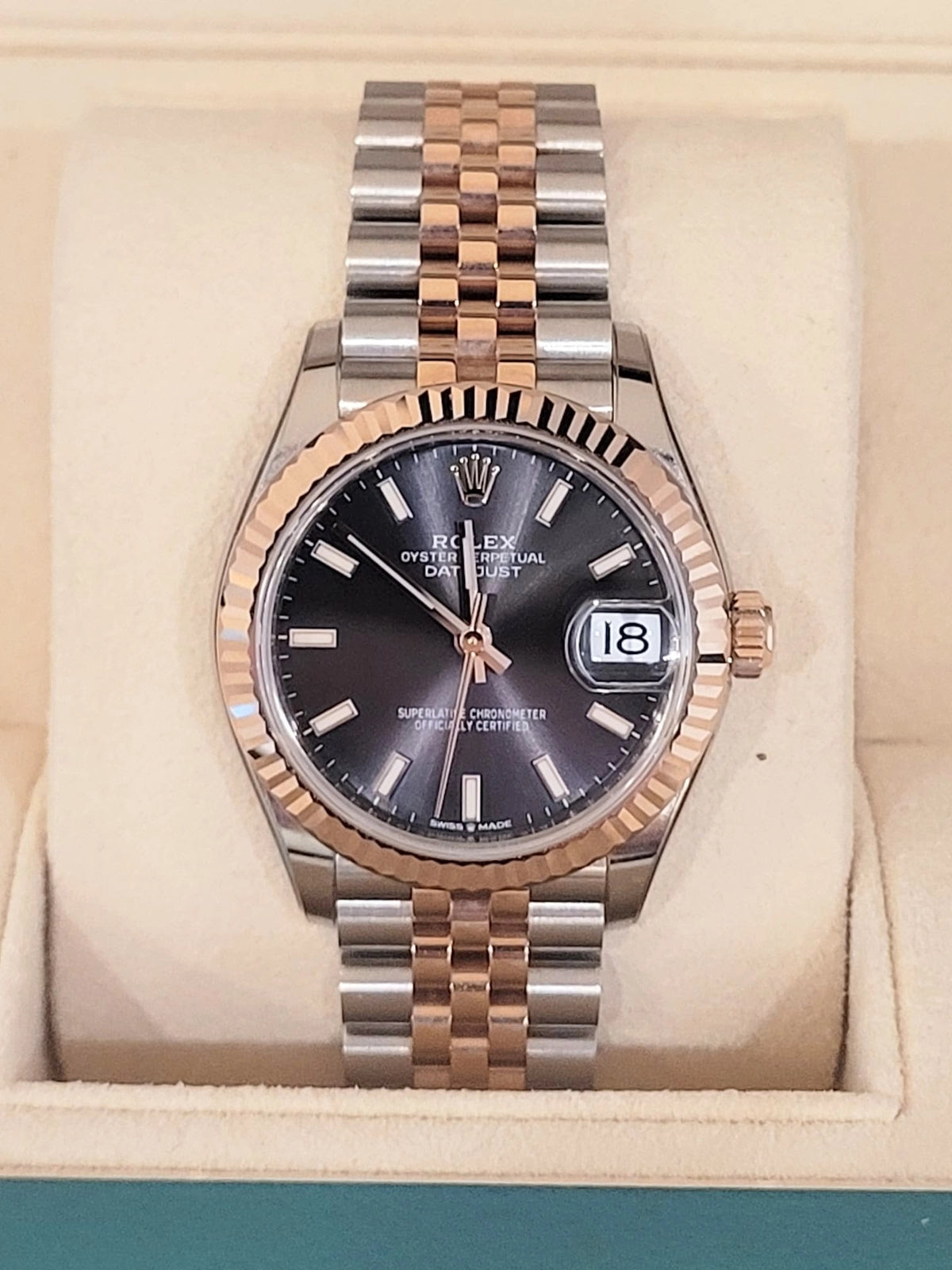 2022 Rolex Datejust 278271 Rhodium Dial TT Jubilee with Papers 31mm