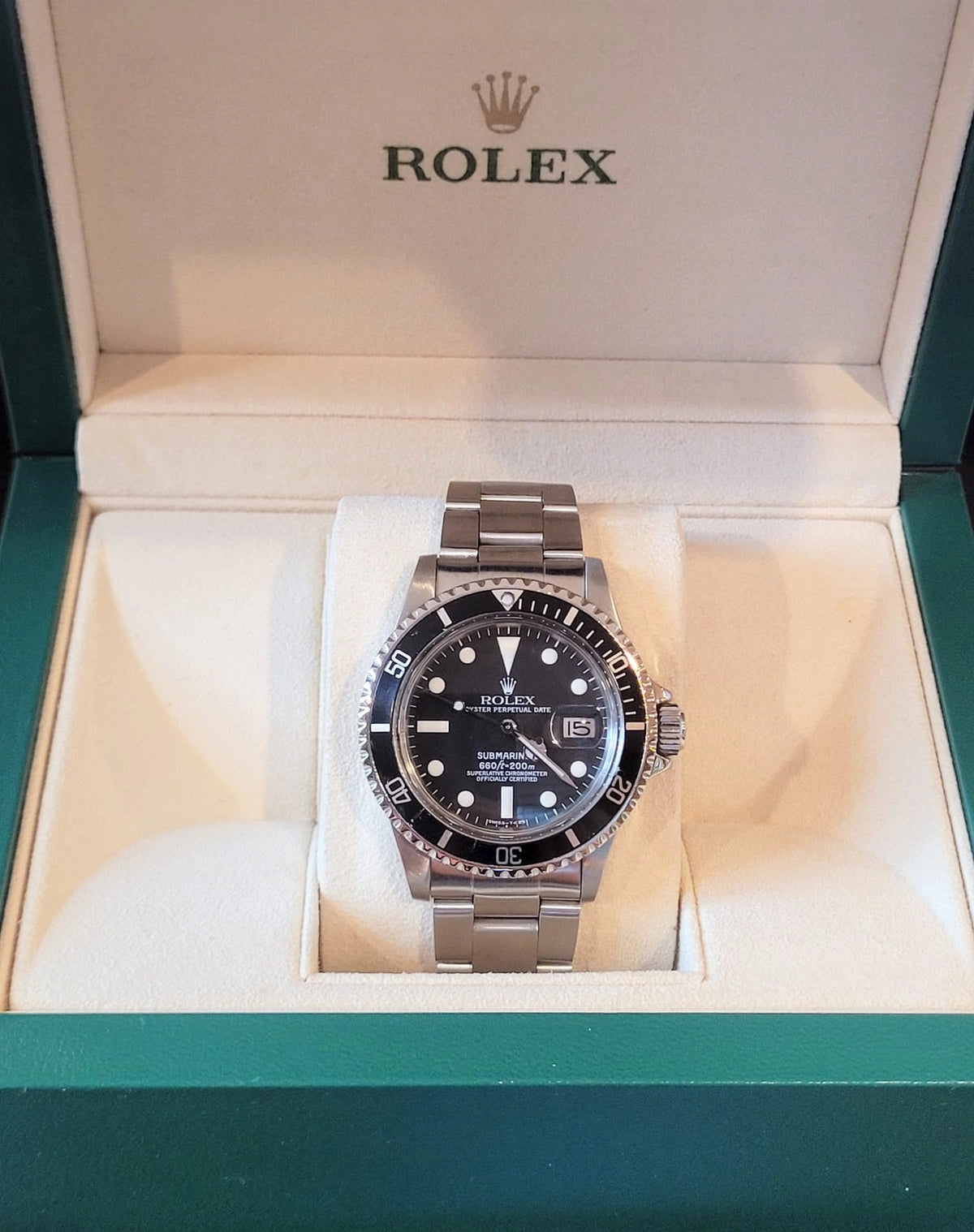 1978 Rolex Submariner 1680 Black Matte Dial SS Oyster No Papers 40mm