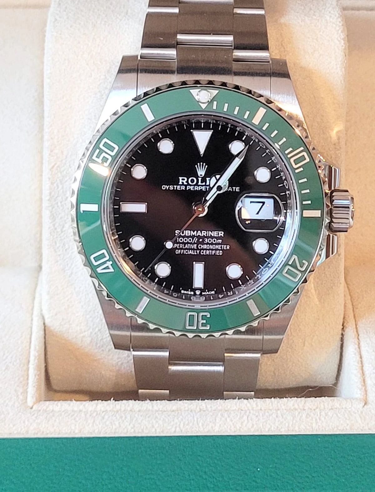 2020 Rolex Submariner Starbucks 126610lv Black Dial SS Oyster With Papers 41mm