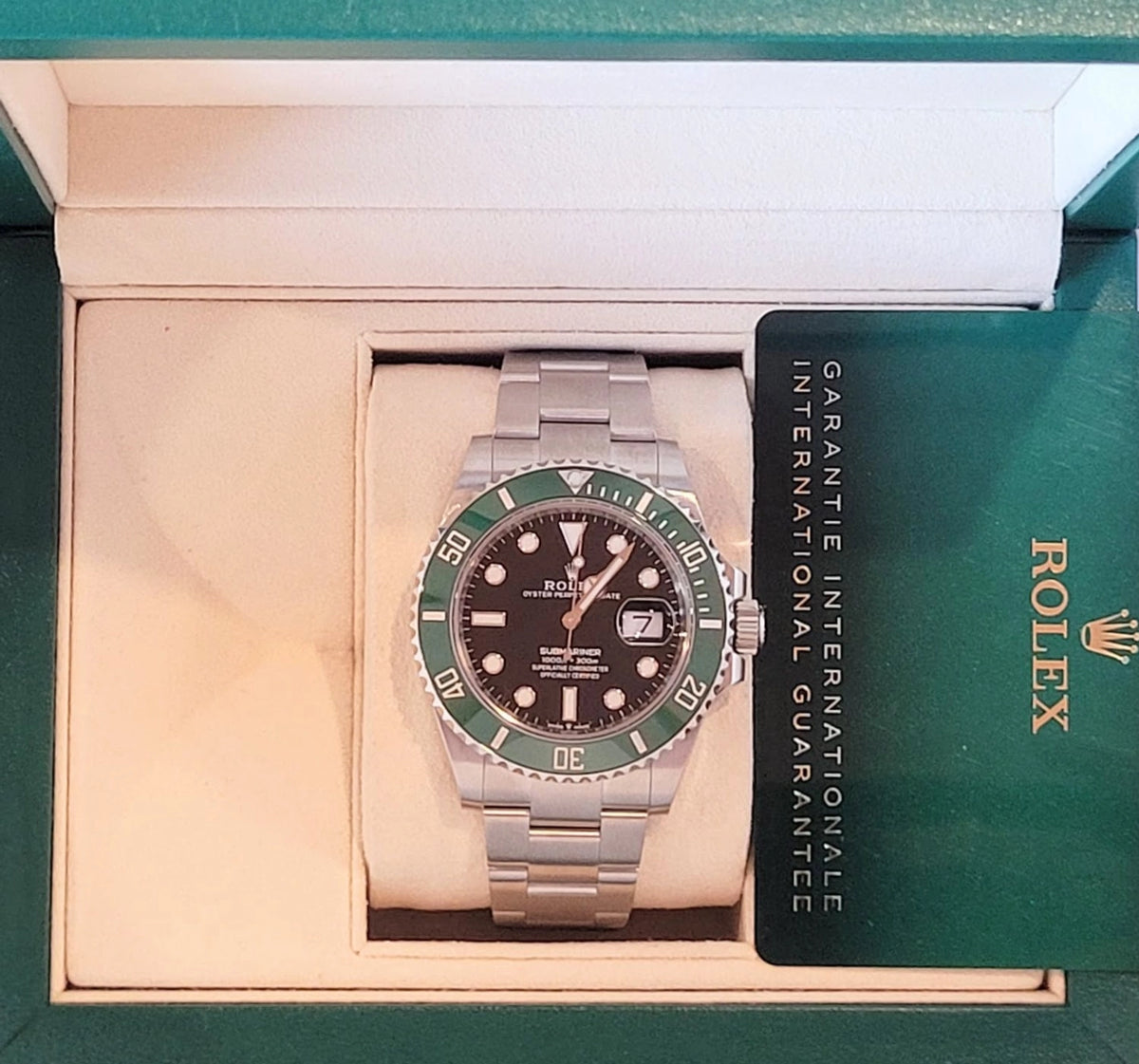 2020 Rolex Submariner Starbucks 126610lv Black Dial SS Oyster With Papers 41mm