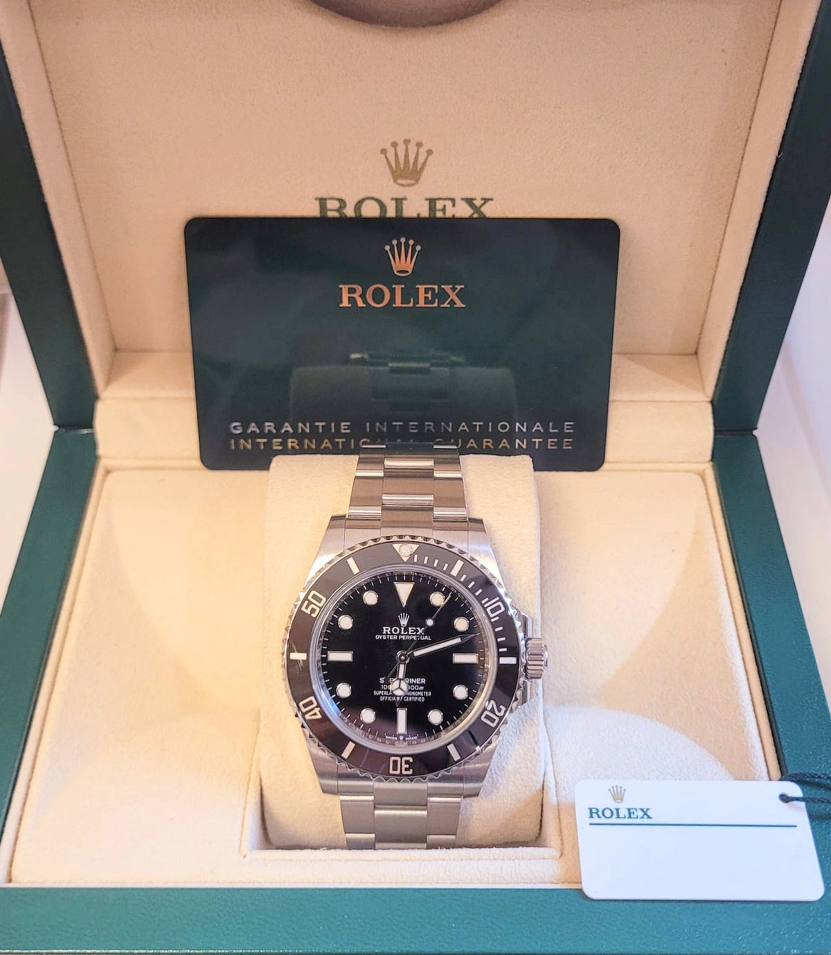 2024 Rolex Submariner 124060 Black Dial SS Oyster With Papers 41mm