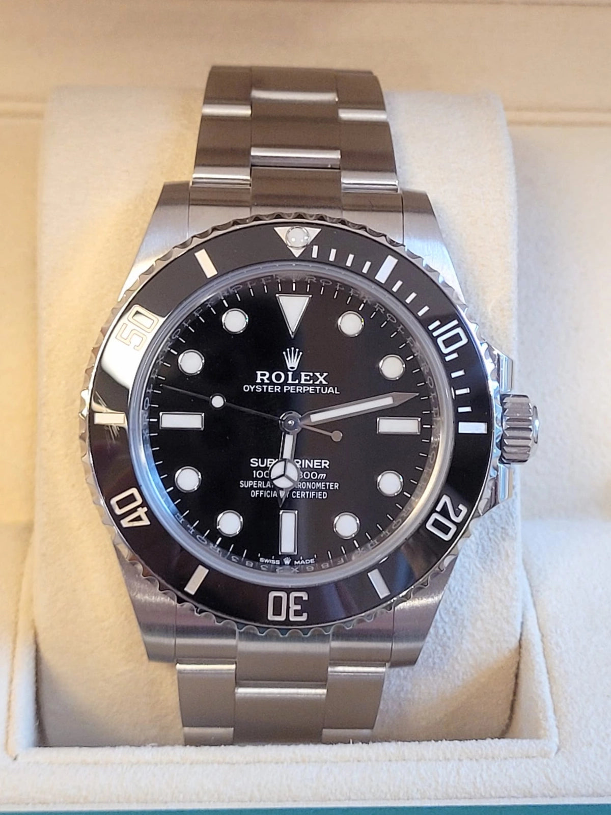 2024 Rolex Submariner 124060 Black Dial SS Oyster With Papers 41mm