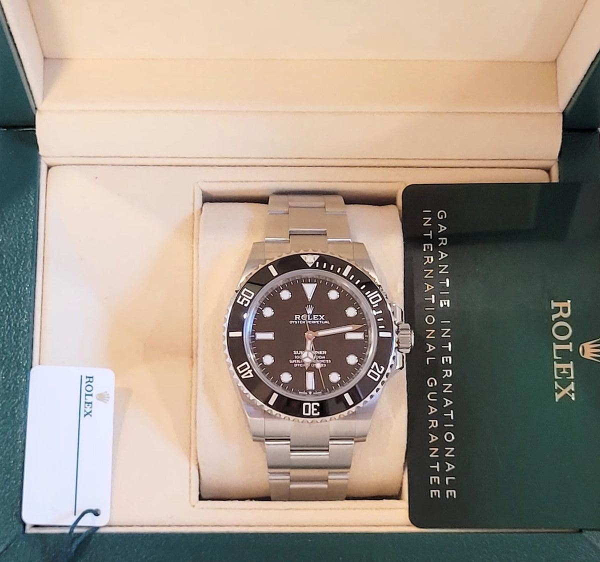 2024 Rolex Submariner 124060 Black Dial SS Oyster With Papers 41mm