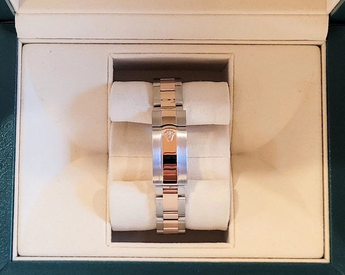 2022 Rolex Ladies Datejust 279171 Chocolate Dial TT Rose Oyster With Paper 28mm