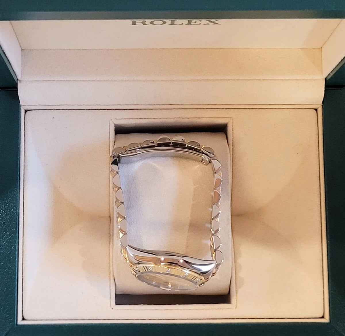 Rolex Datejust 178313 Champagne Jubilee Diamond Dial and Bezel TT Jubilee 31mm