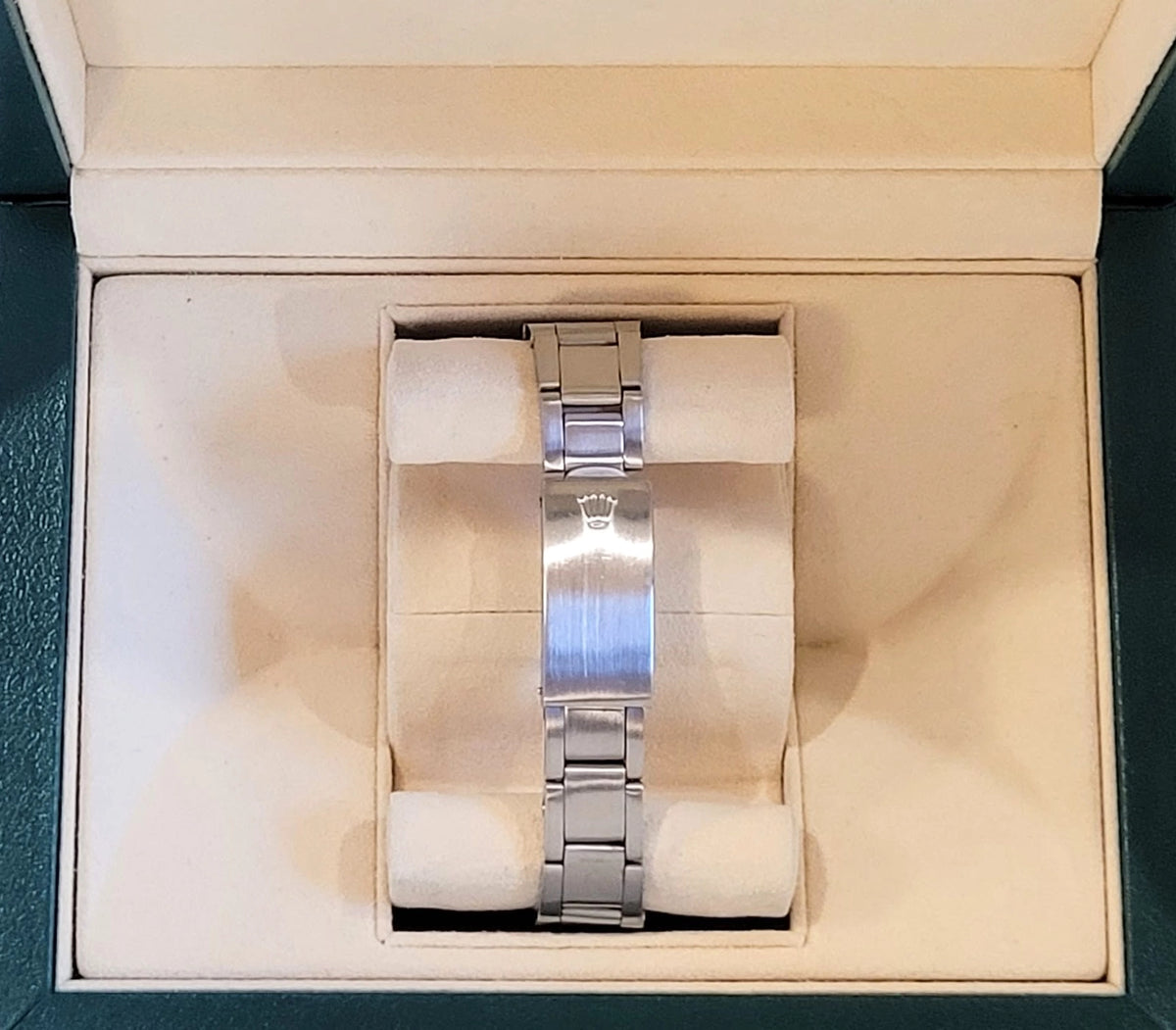1970 Rolex Date 1500 Black Gilt Dial SS Rivet Oyster No Papers 34mm