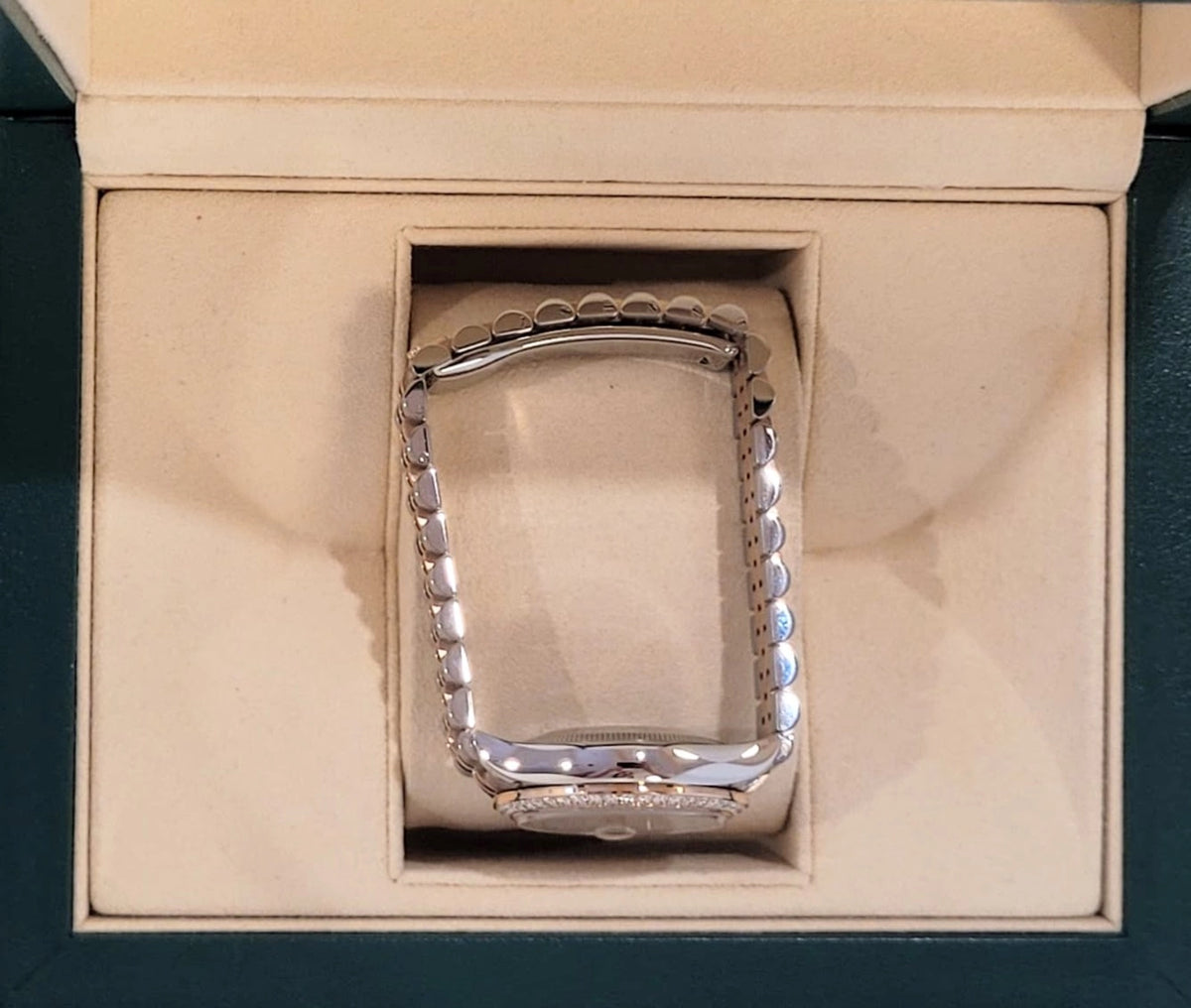 24 Rolex Datejust 278381rbr MOP Diamond Dial + Bezel TT Jubilee Rose Papers 31mm