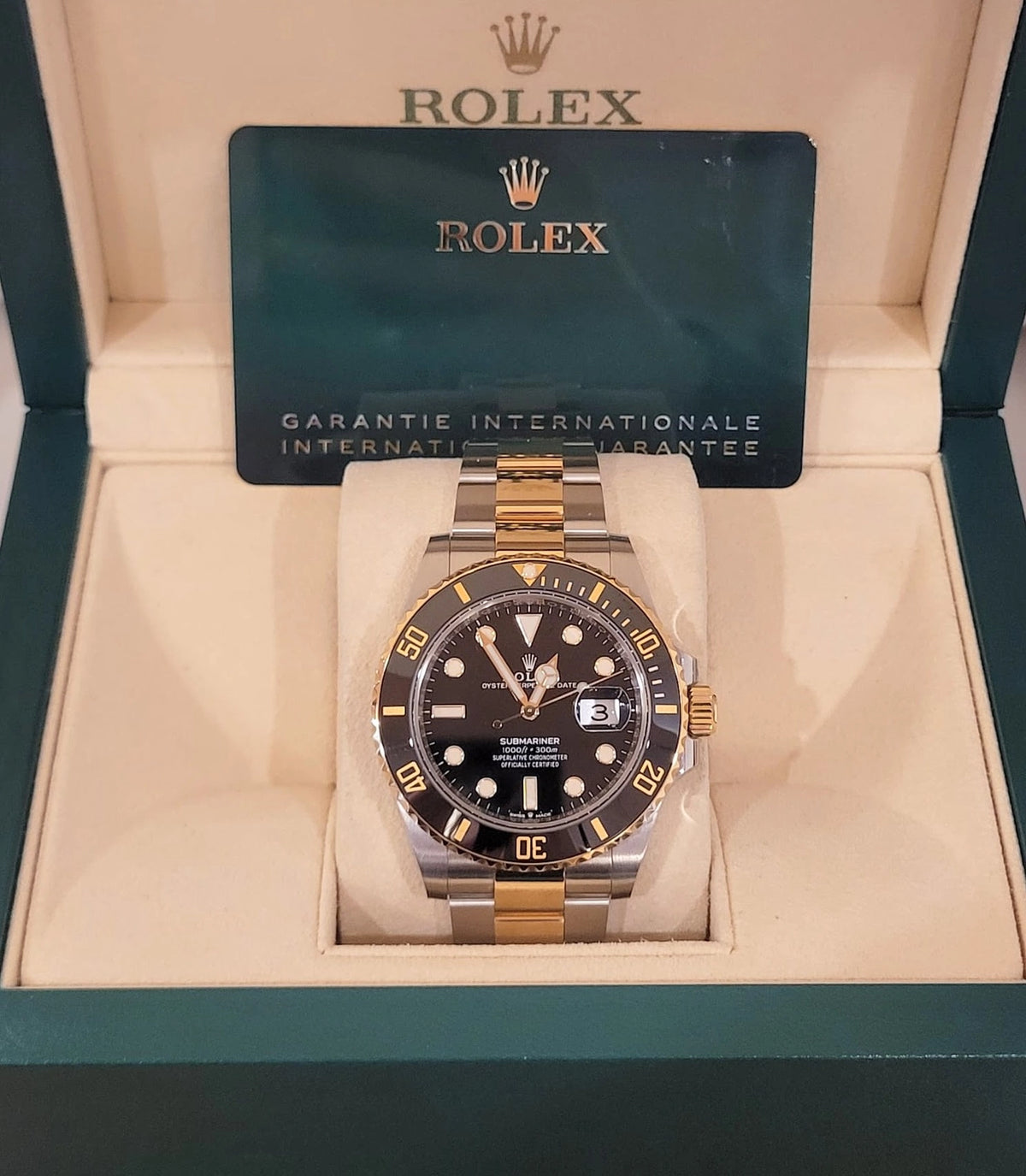 2023 Rolex Submariner 126613LN Black Dial TT 18kt Oyster With Papers 41mm