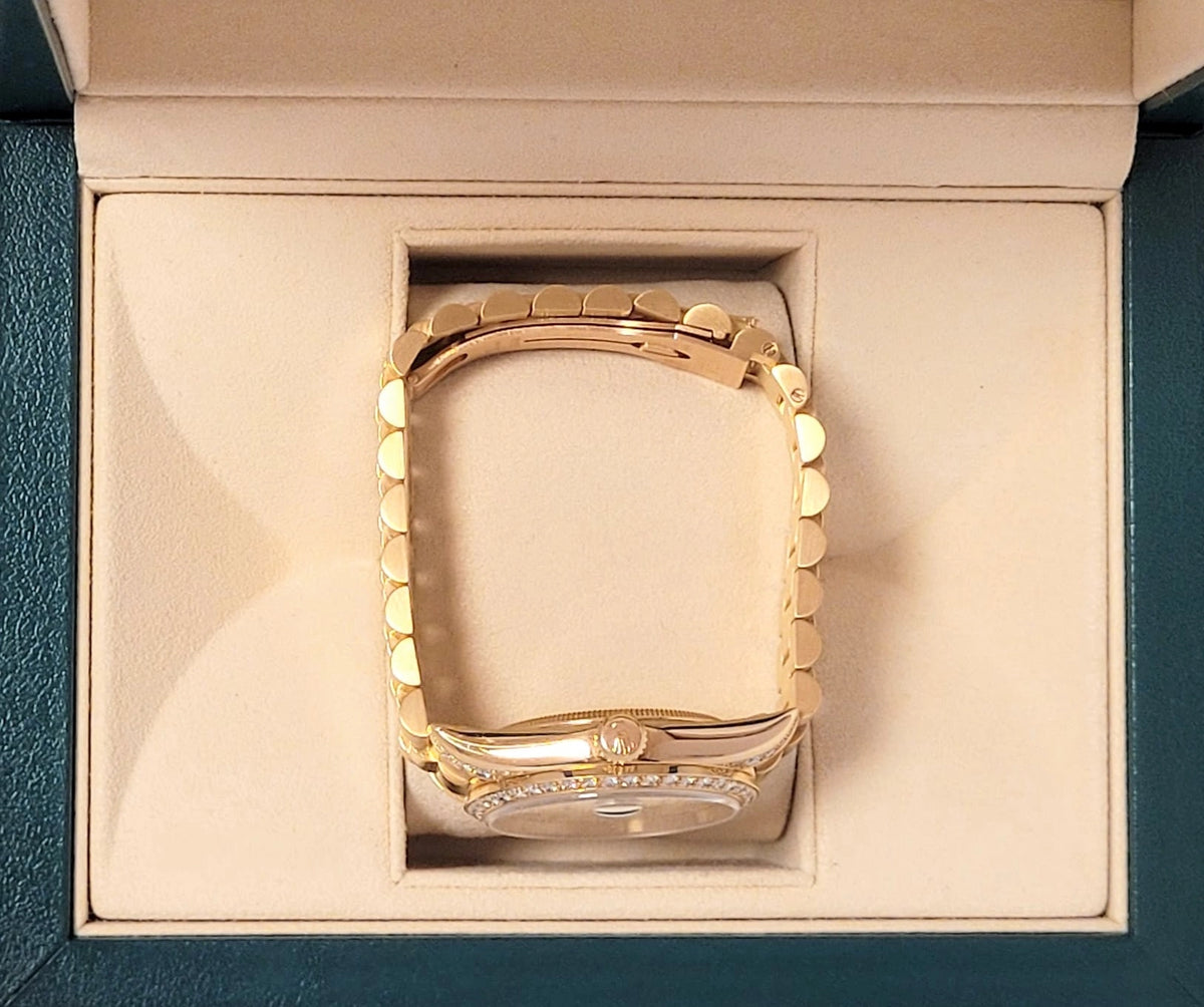 1990 Rolex Day-Date 18388 Jubilee Diamond Dial Bezel and Lugs 18kt President 36m