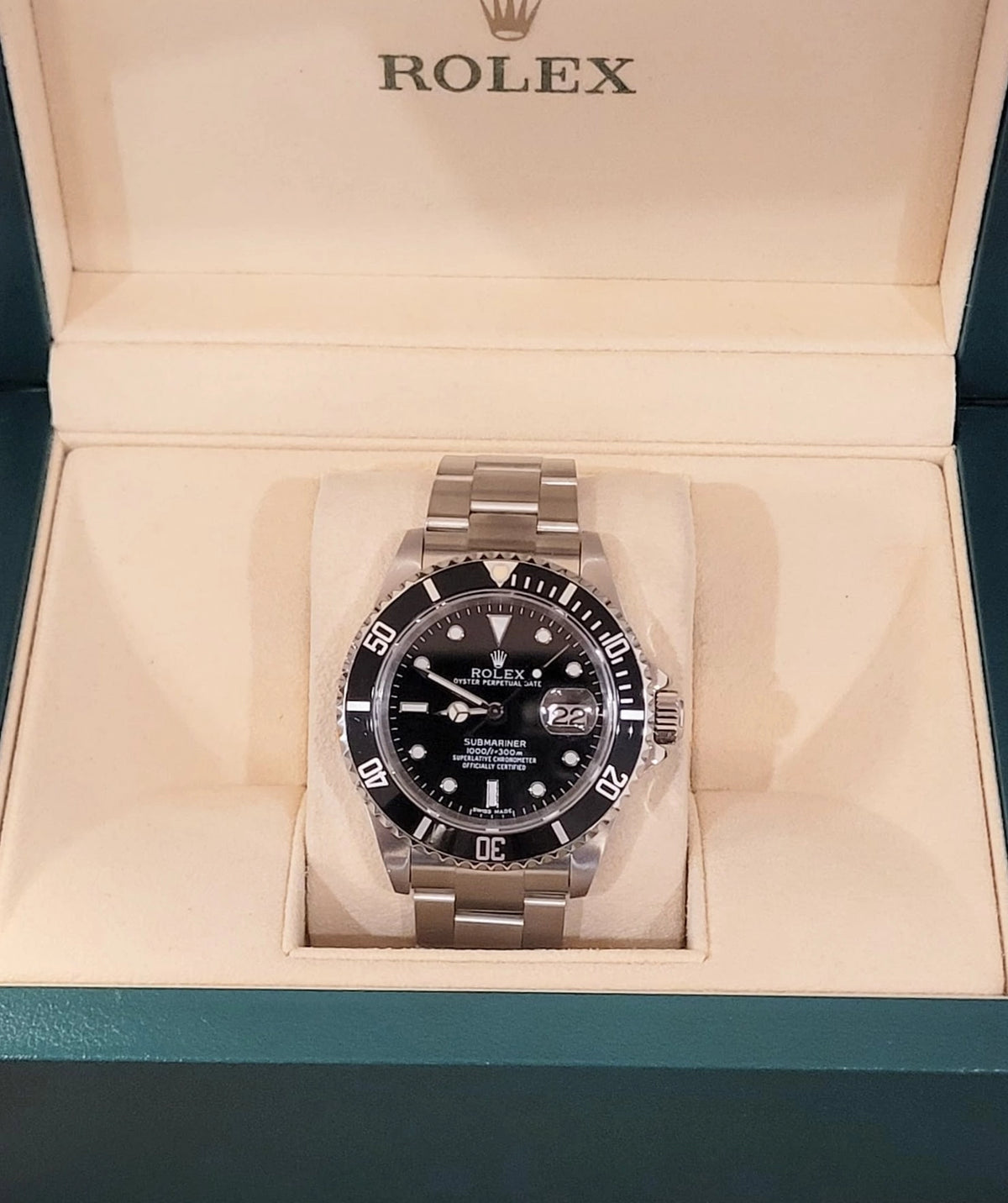 2006 Rolex Submariner Date 16610 SEL Black Dial SS Oyster No Papers 40mm