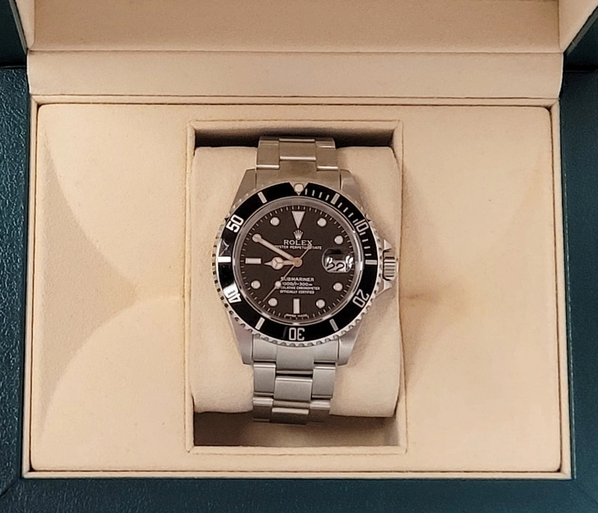 2006 Rolex Submariner Date 16610 SEL Black Dial SS Oyster No Papers 40mm