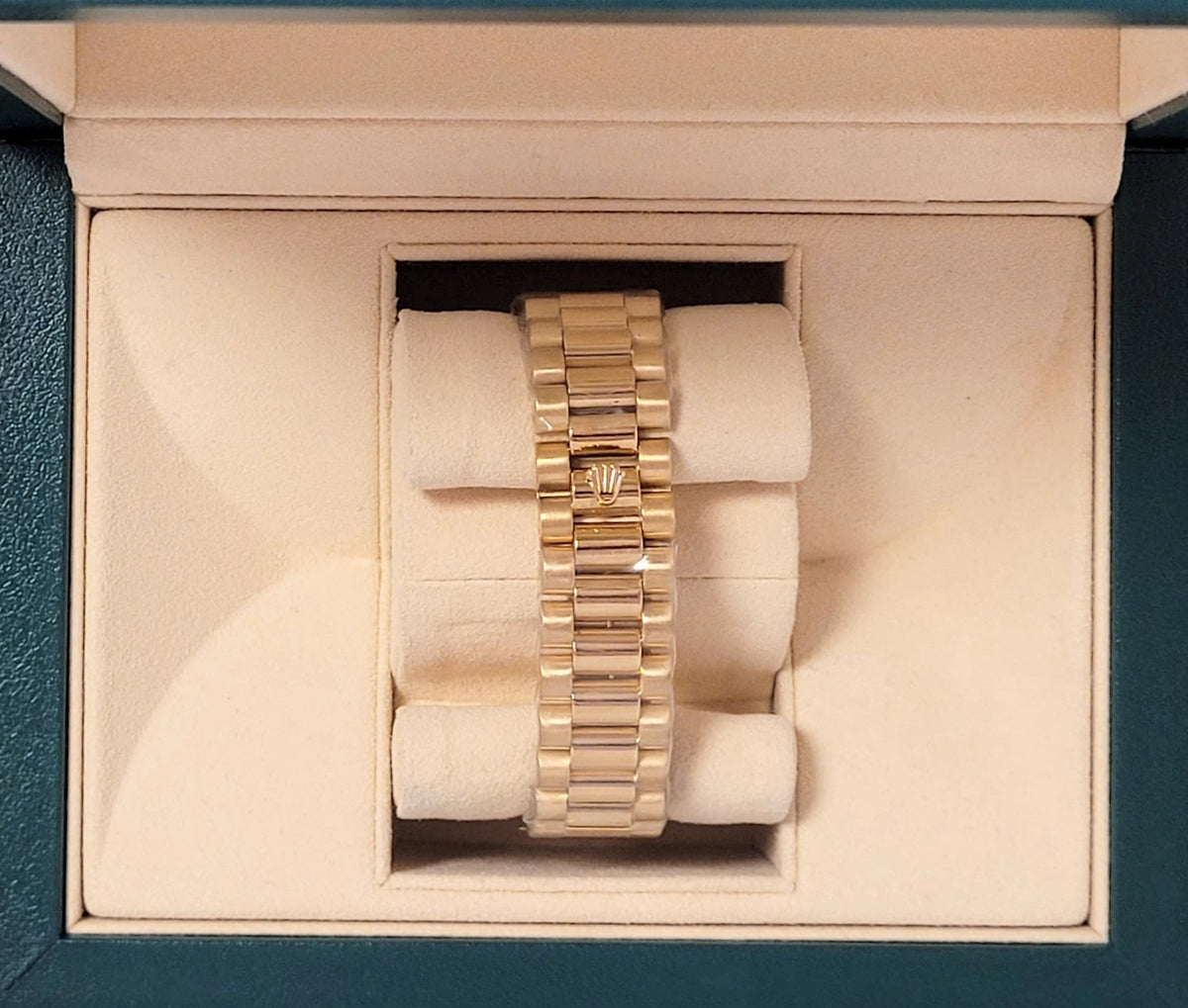 1999 Rolex Day-Date 18238 Champagne Tobacco Dial 18kt President No Papers 36mm