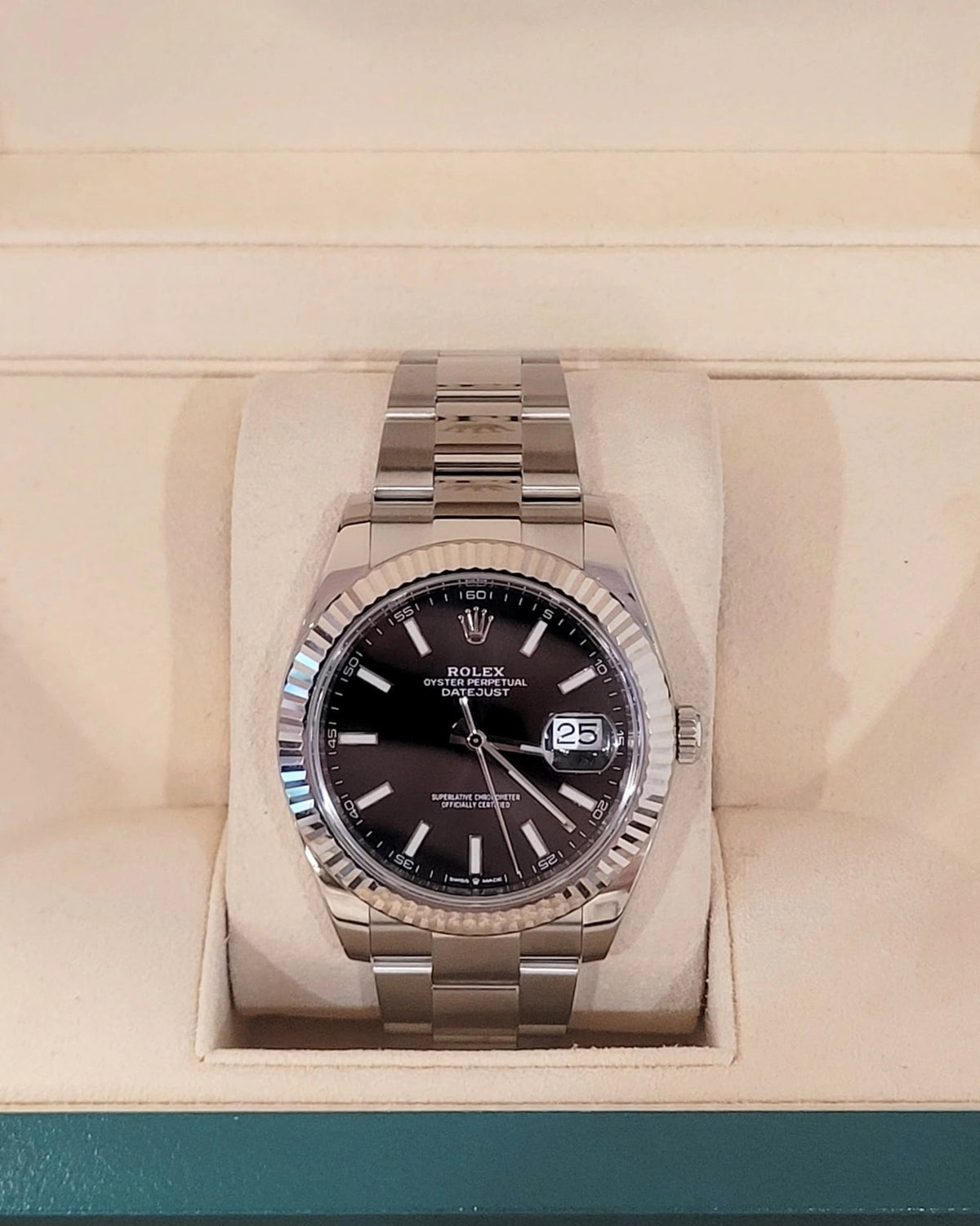 2020 Rolex Datejust 126334 Black Dial SS Oyster With Papers 41mm