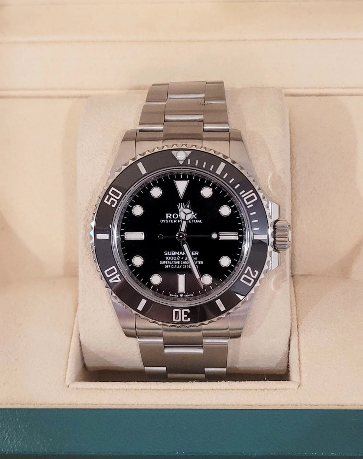2021 Rolex Submariner No Date 124060 Black Dial SS Oyster With Papers 41mm
