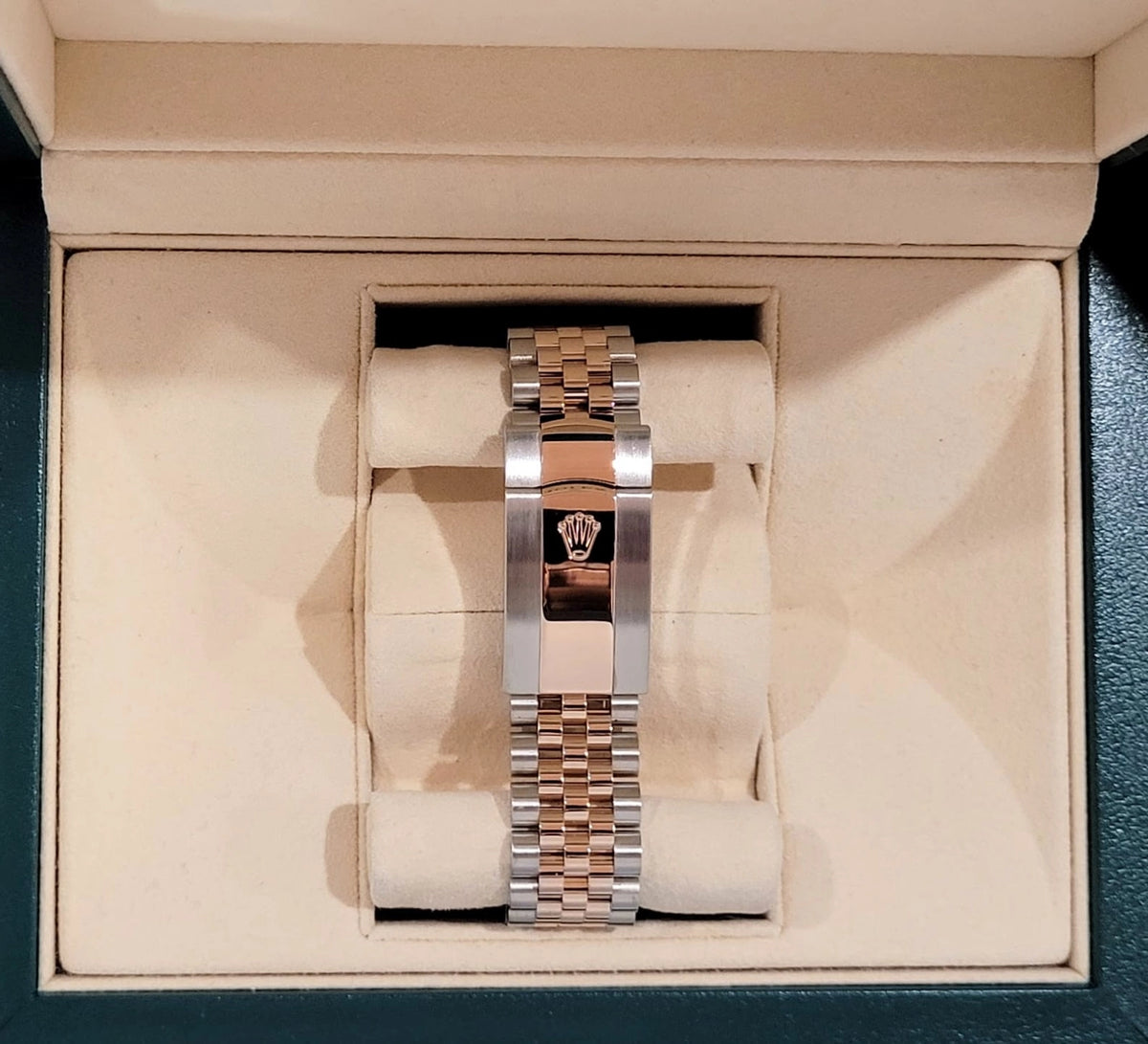2020 Rolex Datejust 126281rbr Rhodium Diam Dial + Bezel TT Rose W/ Papers 36mm