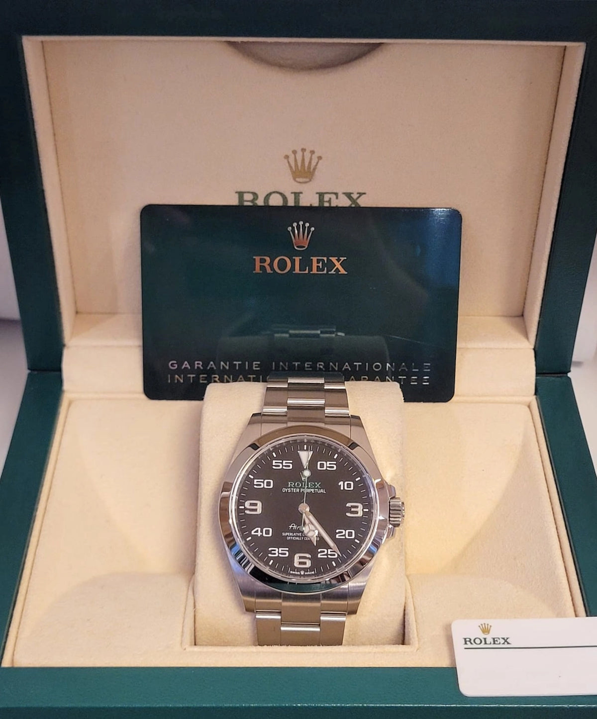2024 Rolex Air-King 126900 Black Dial SS Oyster With Papers 40mm