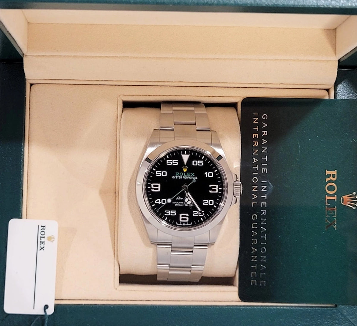 2024 Rolex Air-King 126900 Black Dial SS Oyster With Papers 40mm