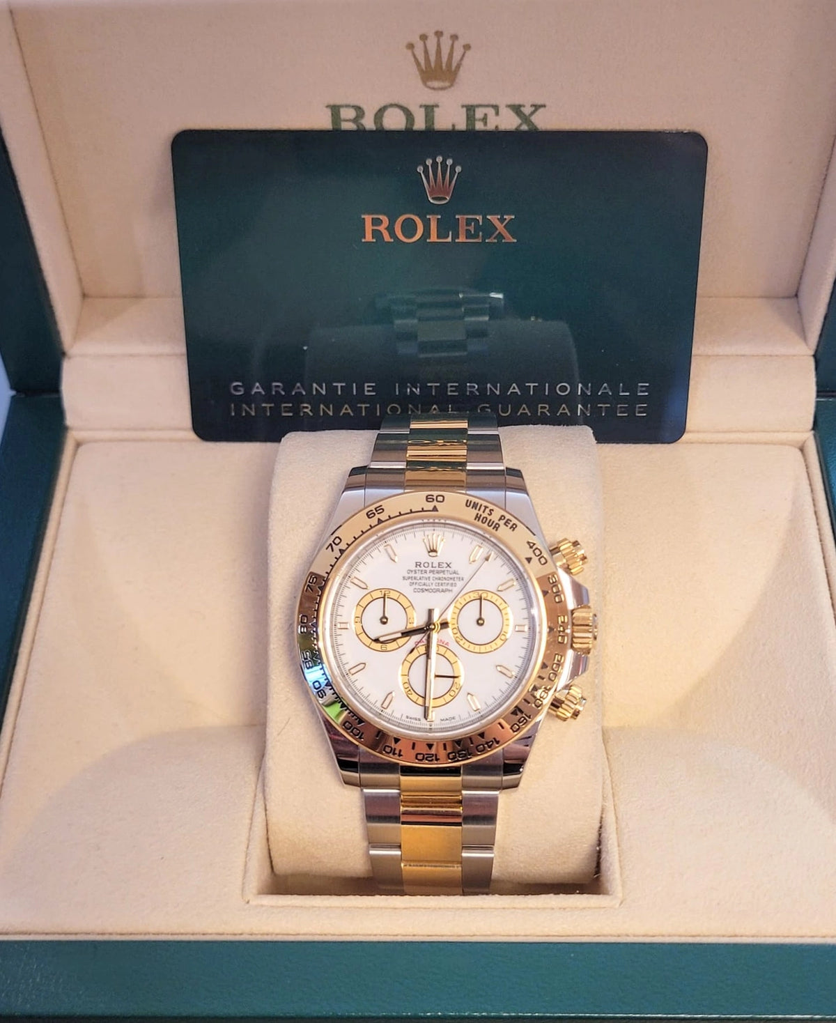 2024 Rolex Daytona 126503 White Dial TT 18kt Oyster With Papers 40mm