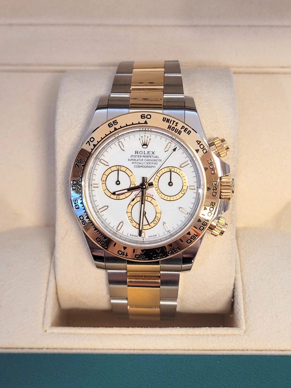 2024 Rolex Daytona 126503 White Dial TT 18kt Oyster With Papers 40mm